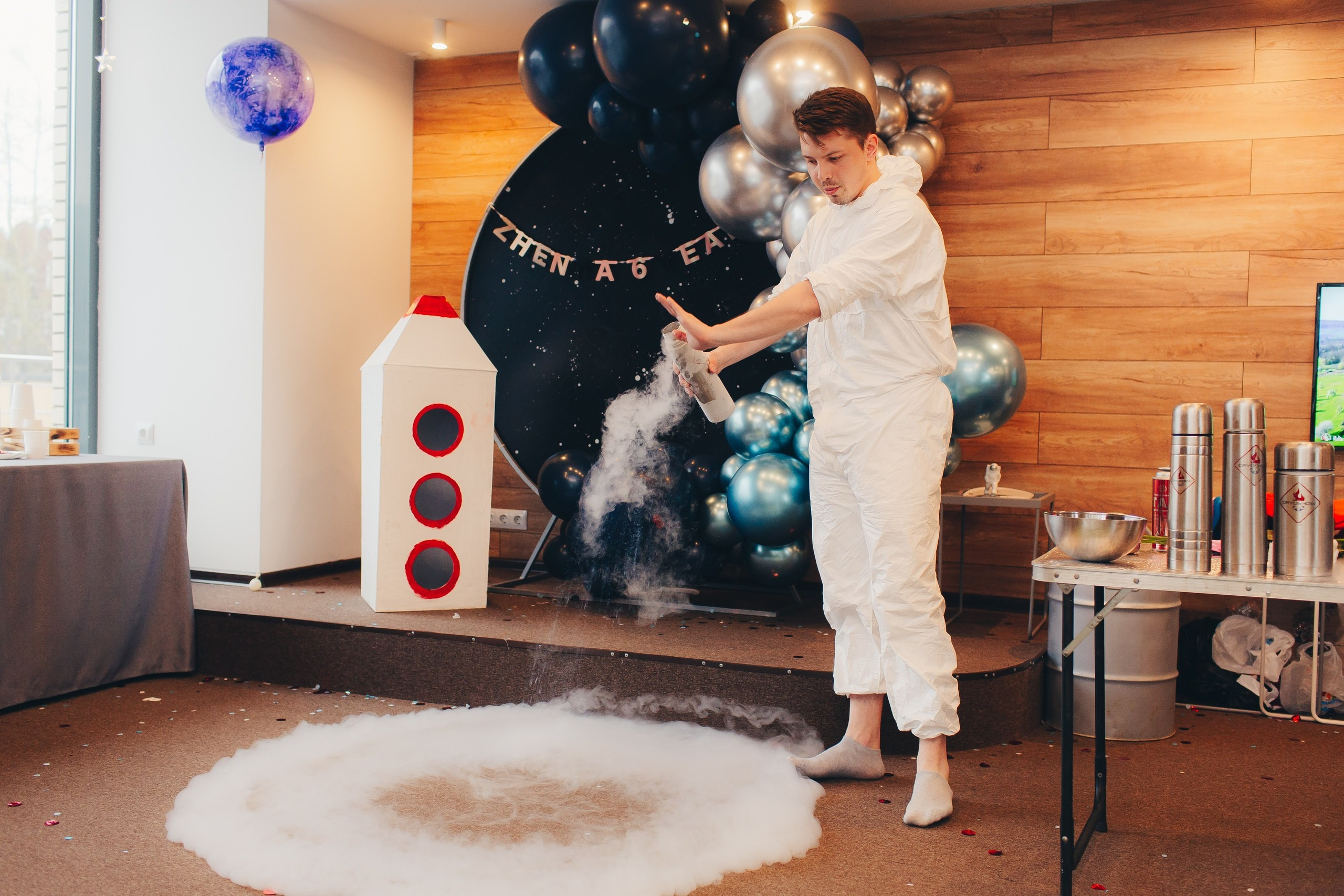 Фотосессия дня рождения в космическом стиле. Фотограф Евгения Мальцева, Архангельск
