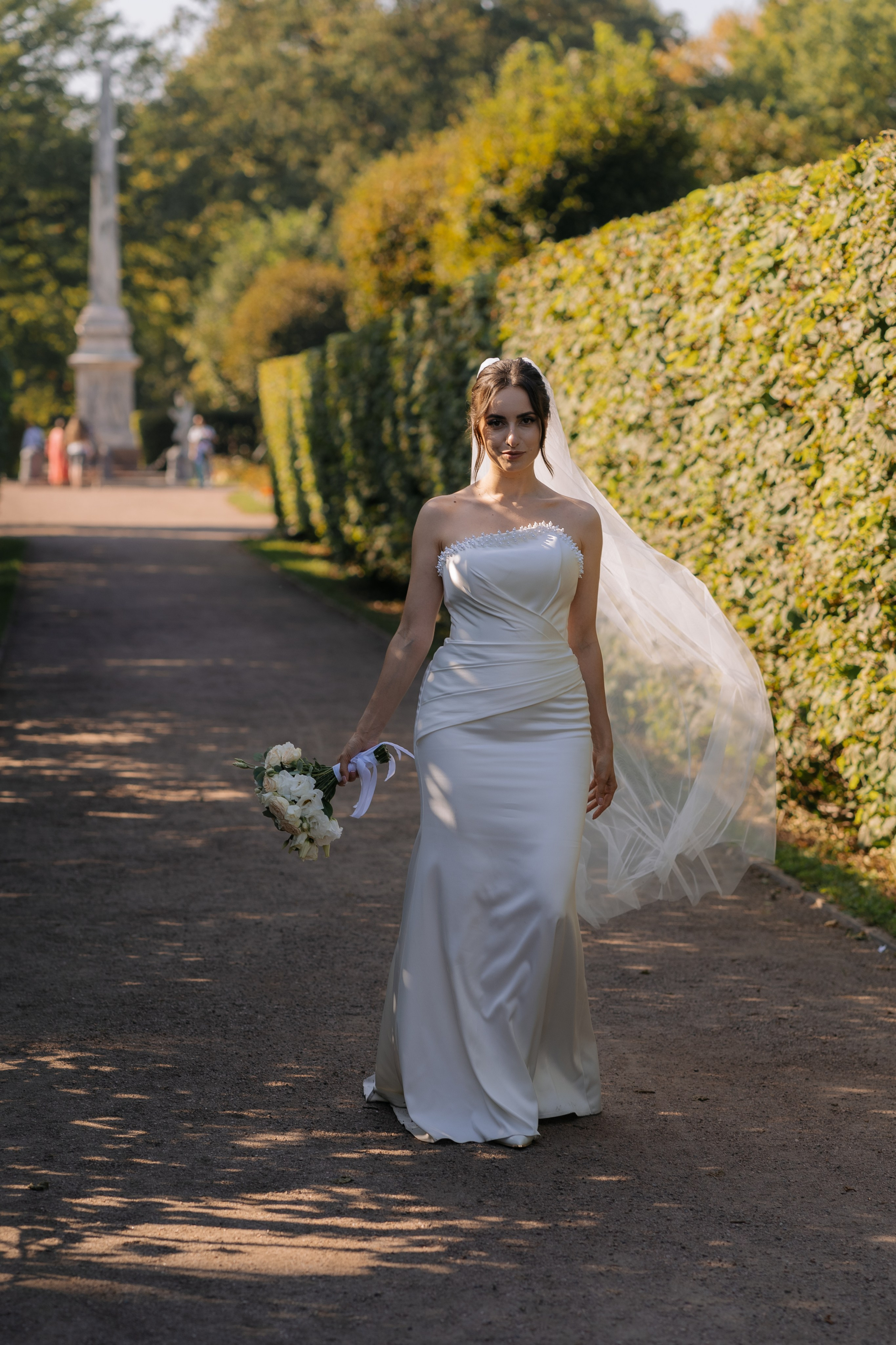 Свадебная фотосессия в Москве, парк Кусково. Свадебный фотограф в Москве Анна Полушина