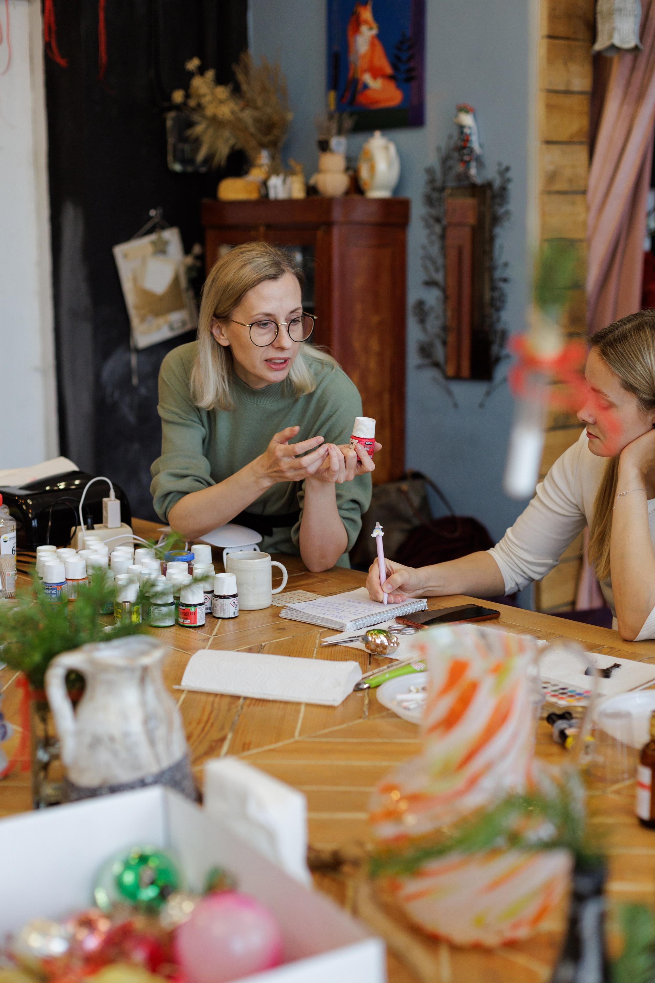 Мастер-класс по реставрации новогодних игрушек. Фотограф Ерохина Светлана — фотосессии в Екатеринбурге