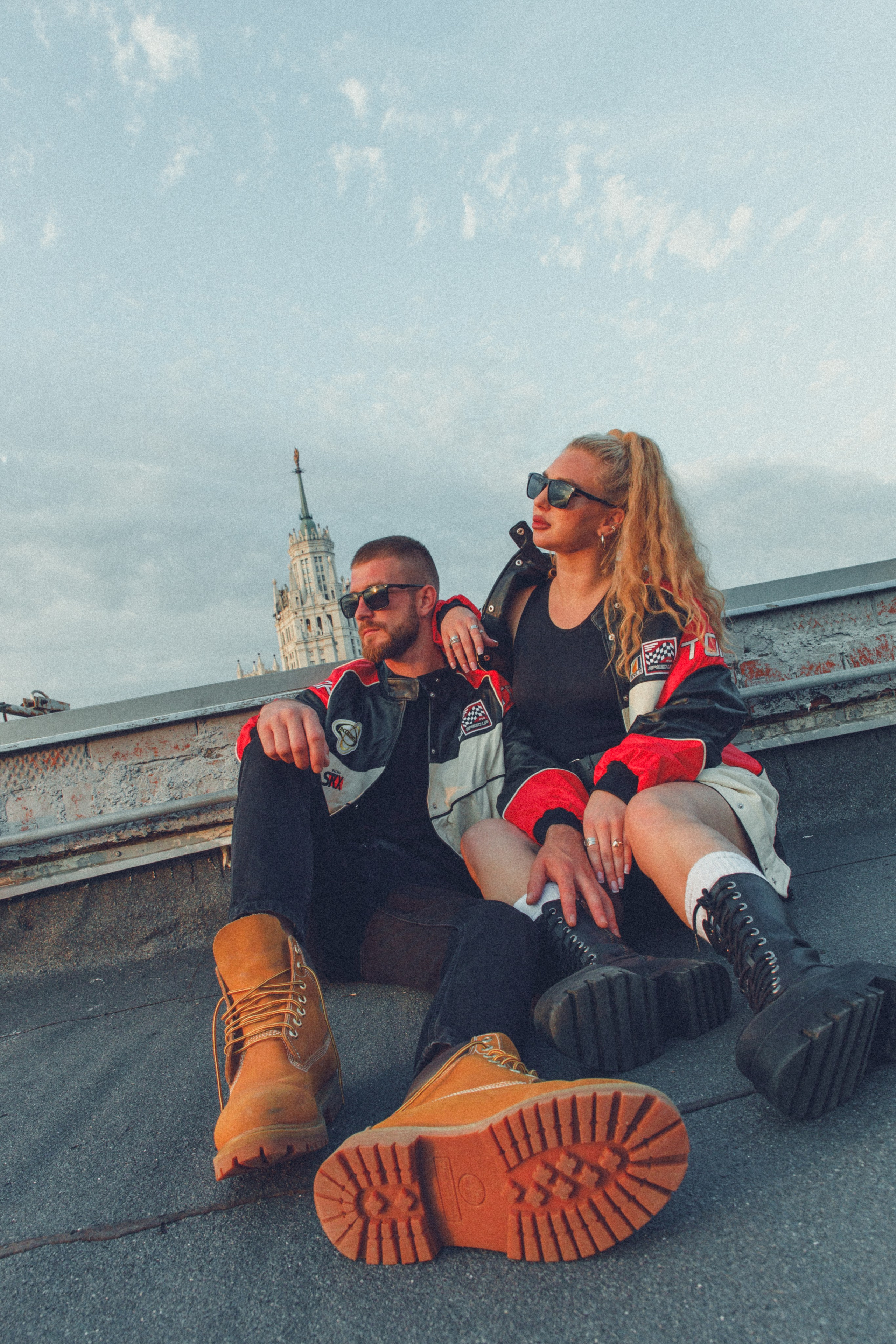 На крыше. Женский фотограф Москва, Лобня