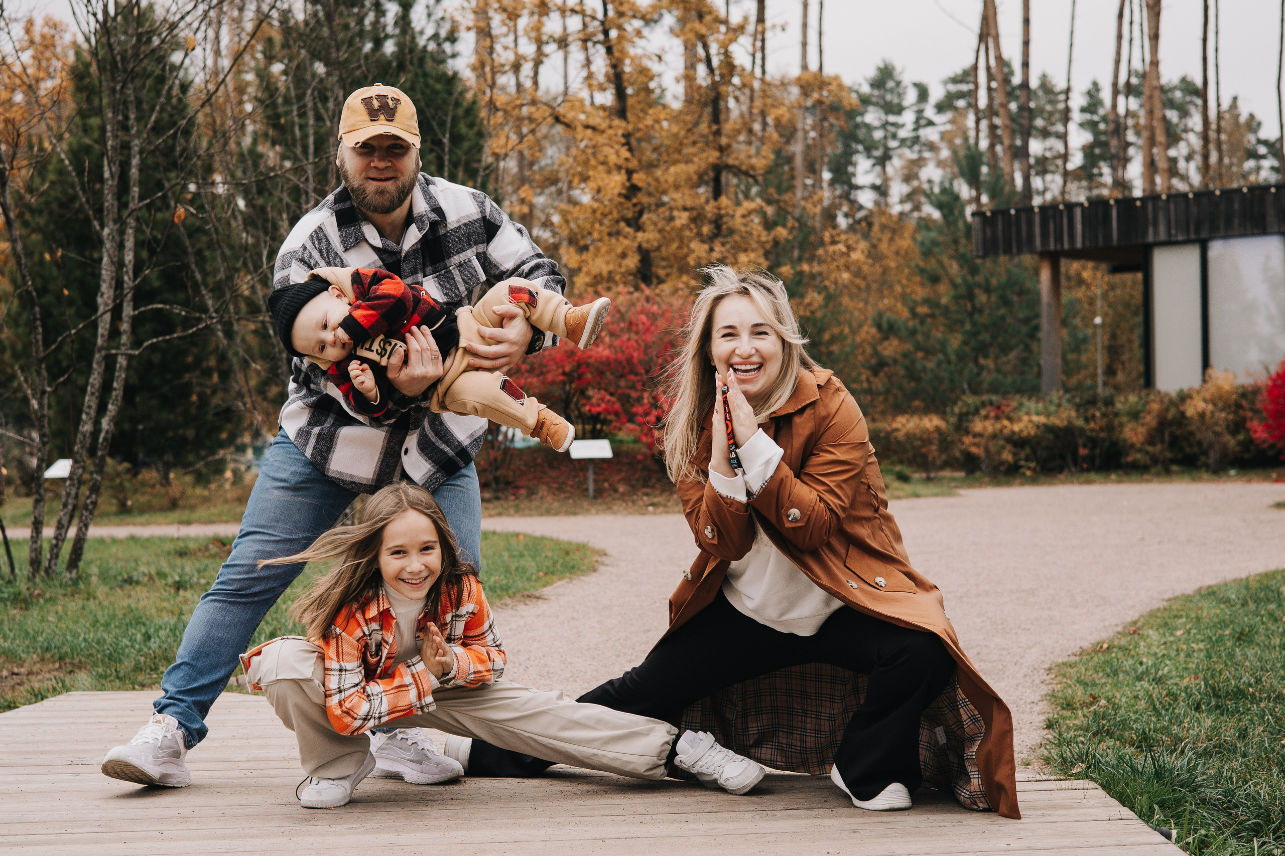 Семейные фотоистории на природе