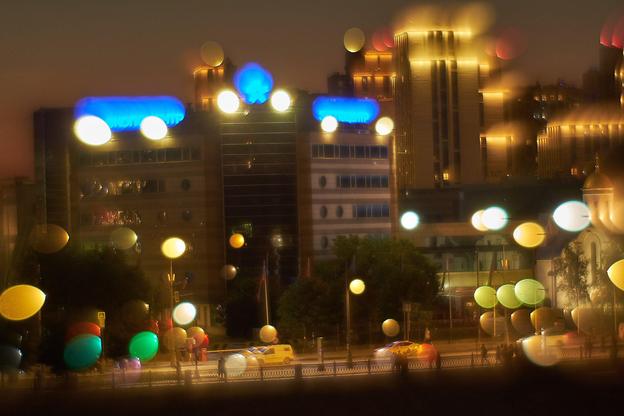 Ночная Москва  глазами  фотографа Виталий Дени