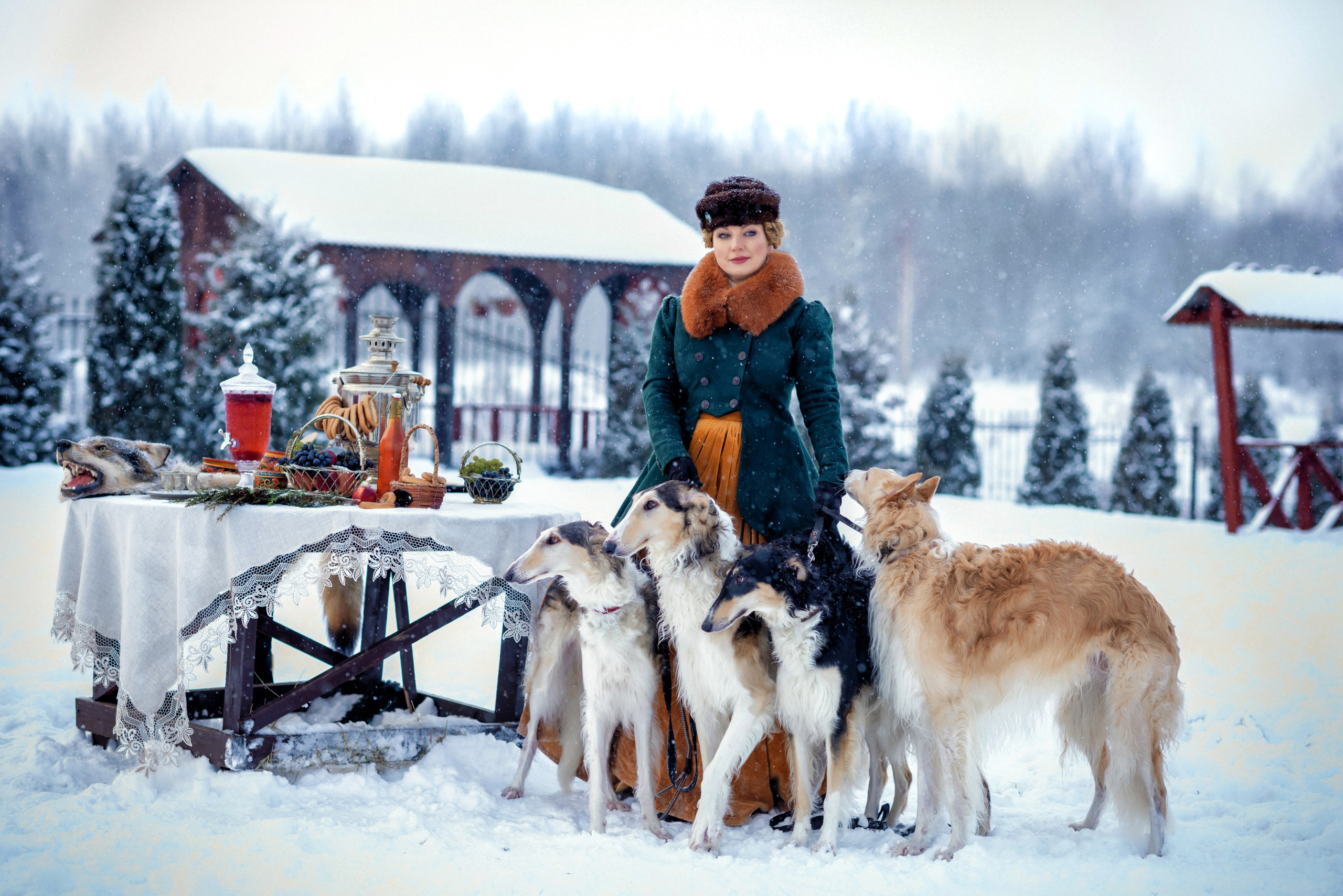 Зимняя парфорсная охота. Фотограф Диана Вальтер
