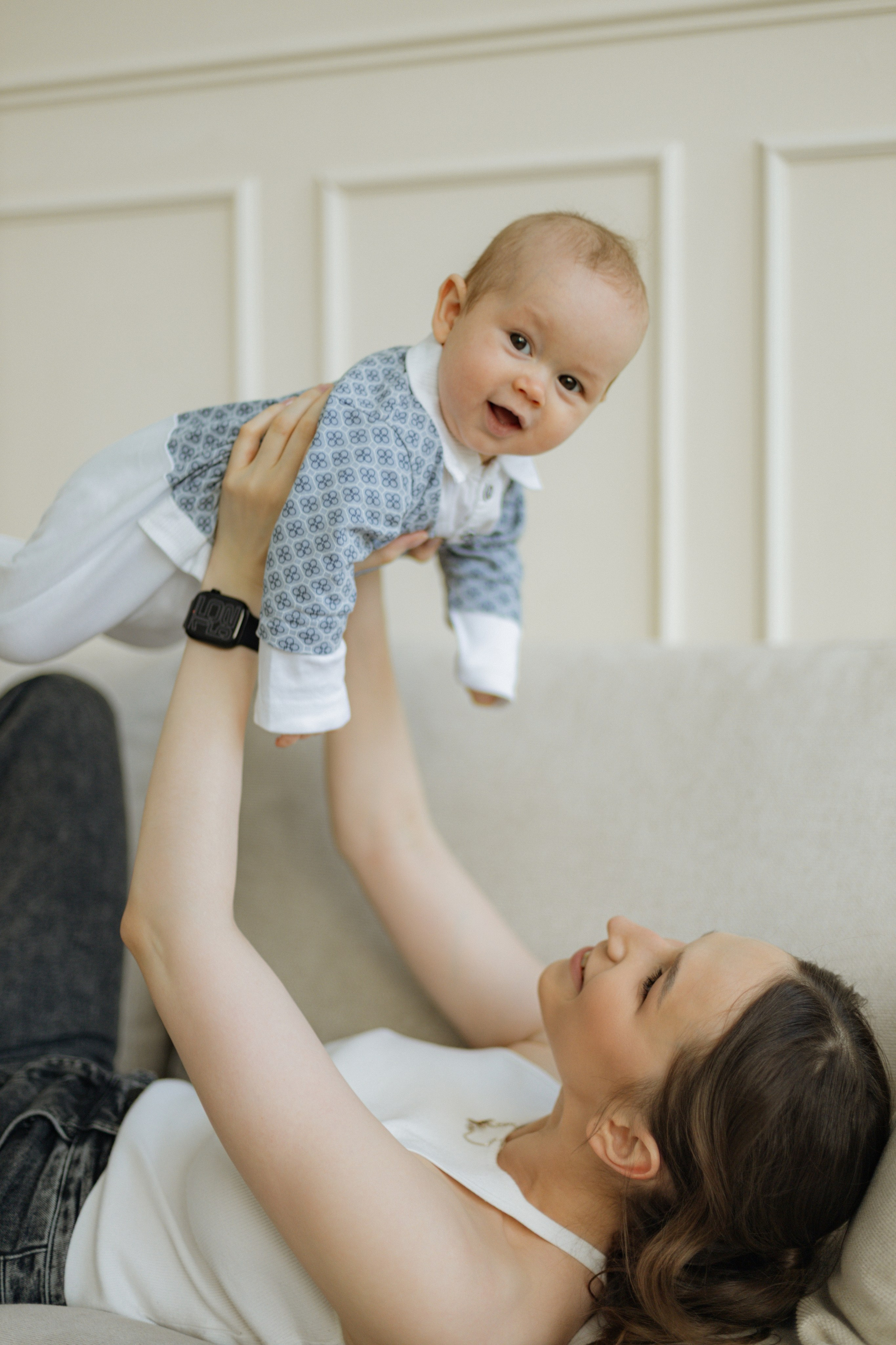 Ксения с сыном. Кузьмина Анастасия — контент-фотограф | Москва