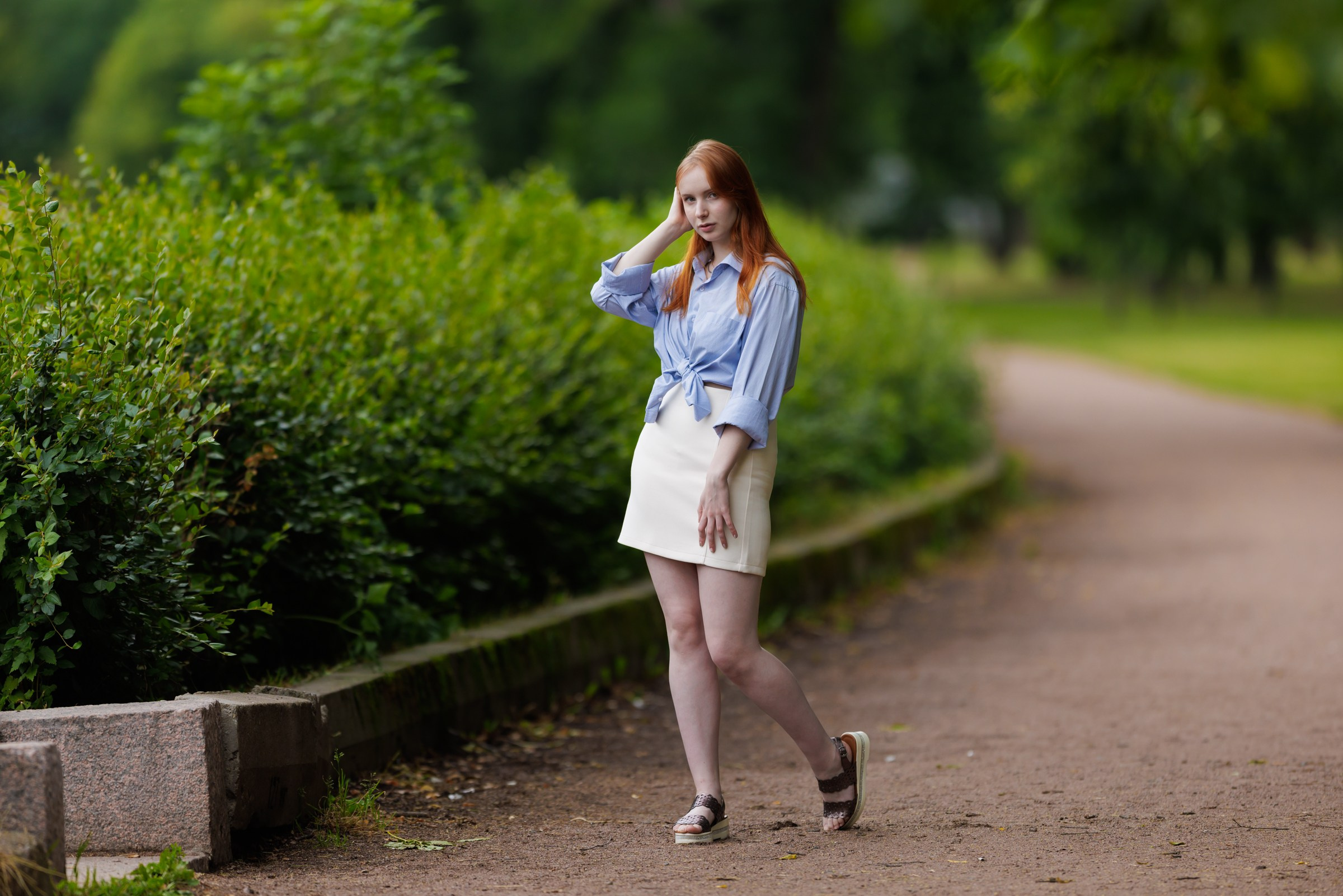 Маша Исаева. Петровский парк. Портретный фотограф в Санкт-Петербурге Александр Быстрицкий