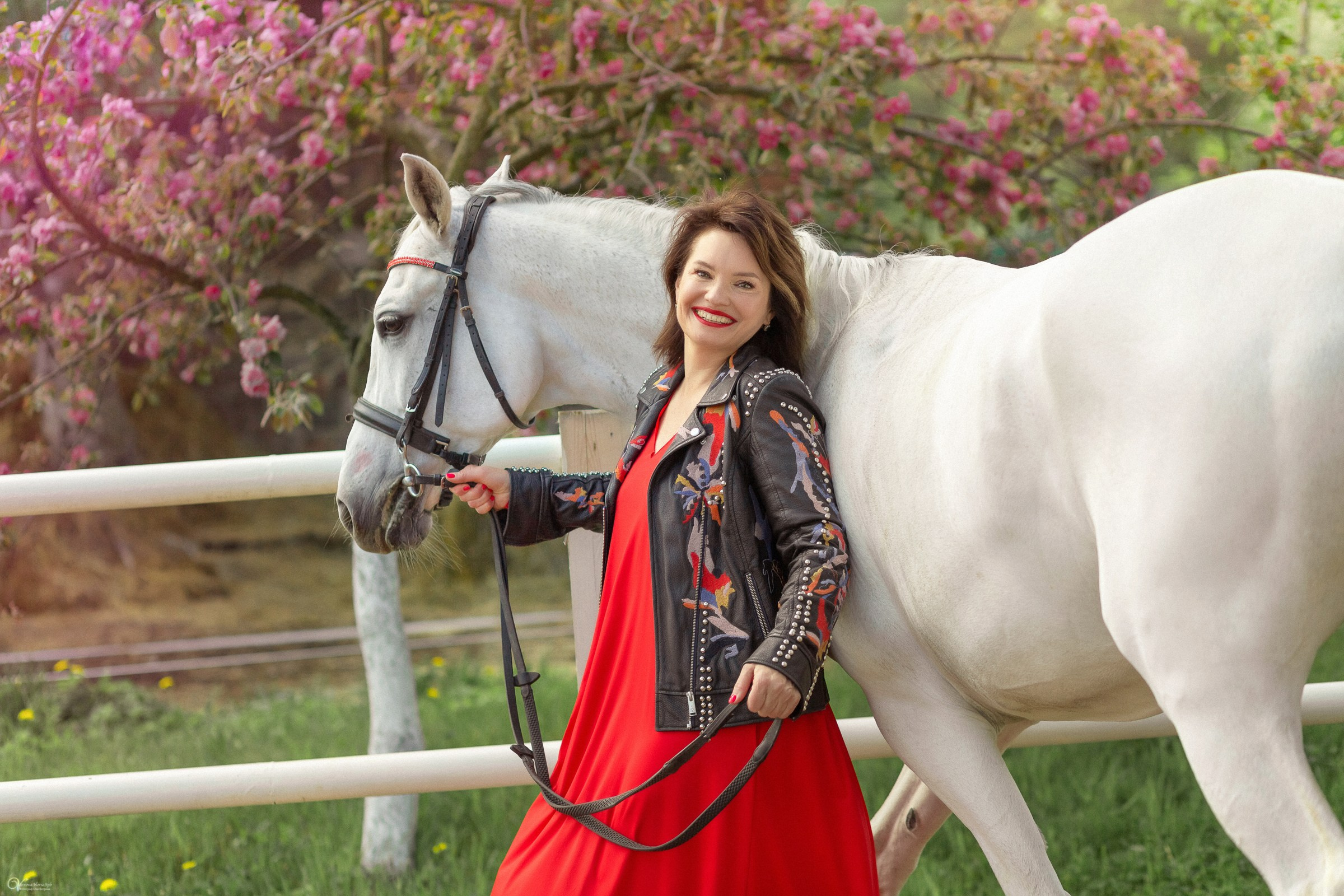 Галина и ее лошадь Сказка. Фотограф женский и мужской портрет Санкт-Петербург