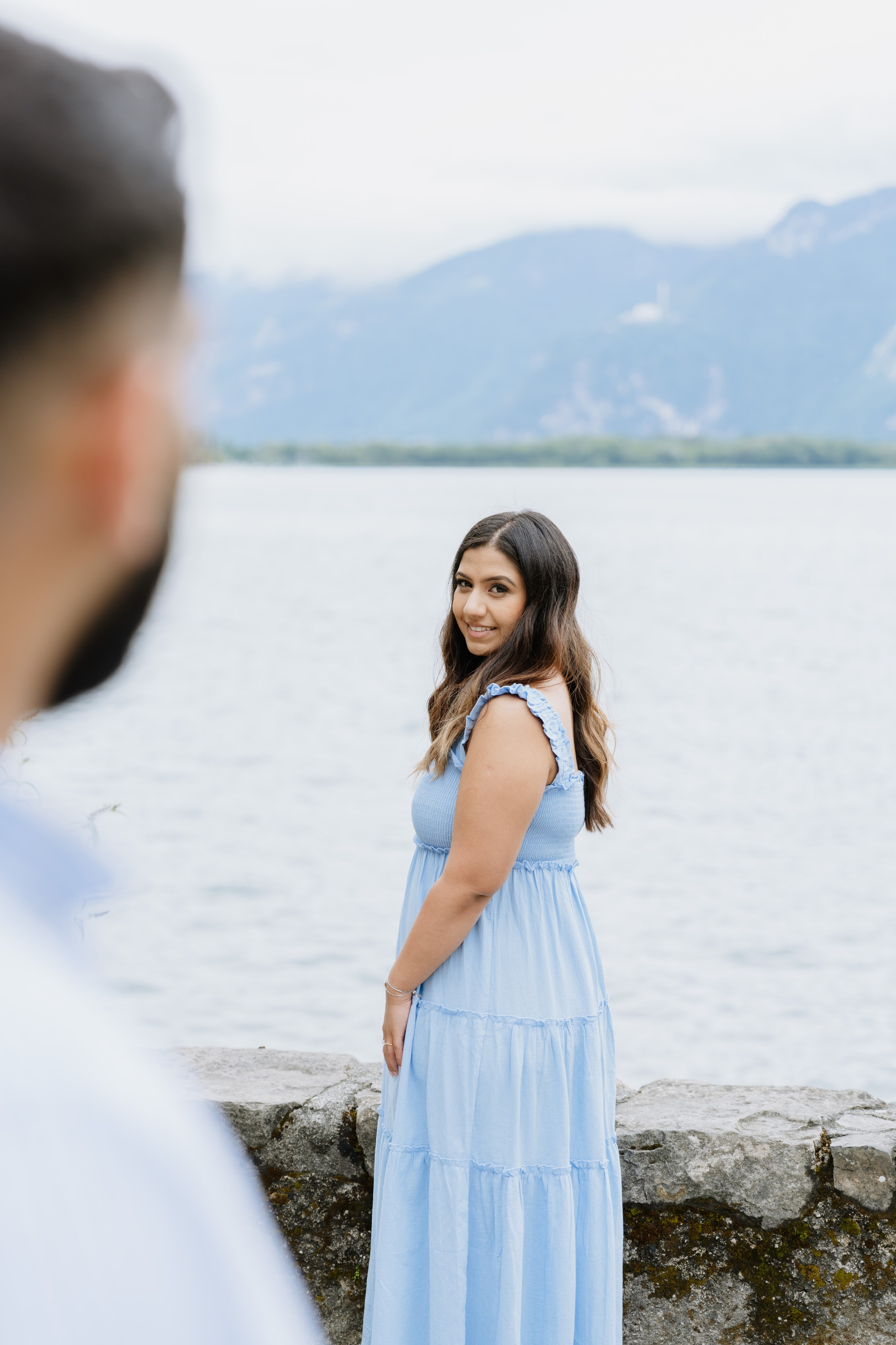 Krishna & Ravi | Proposal Montreux. Professional Wedding Photographer Geneva & Romande Switzerland | Tanya Creator