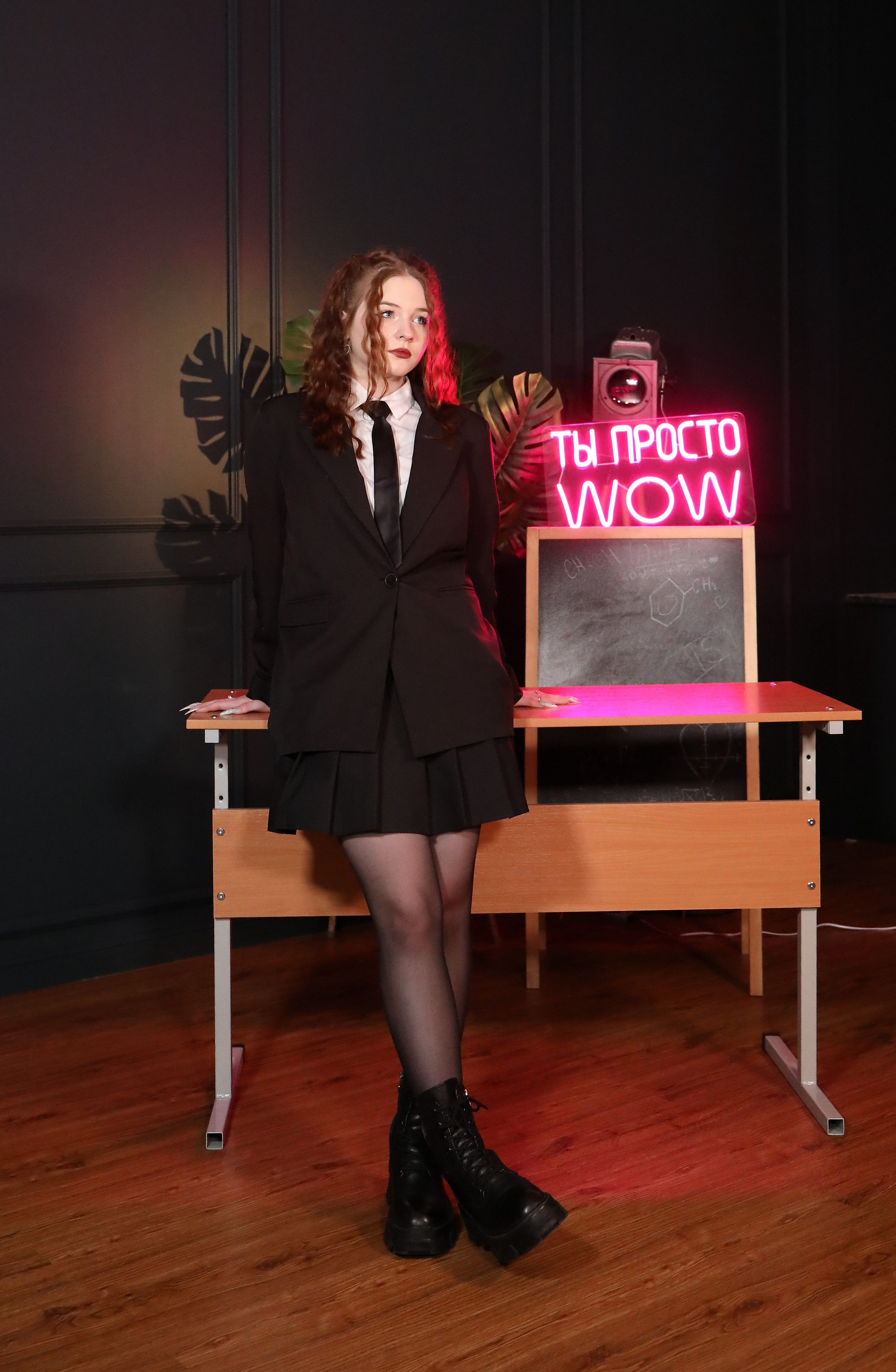 Старшая школа / Общее фото класса и портрет ребенка. Главная