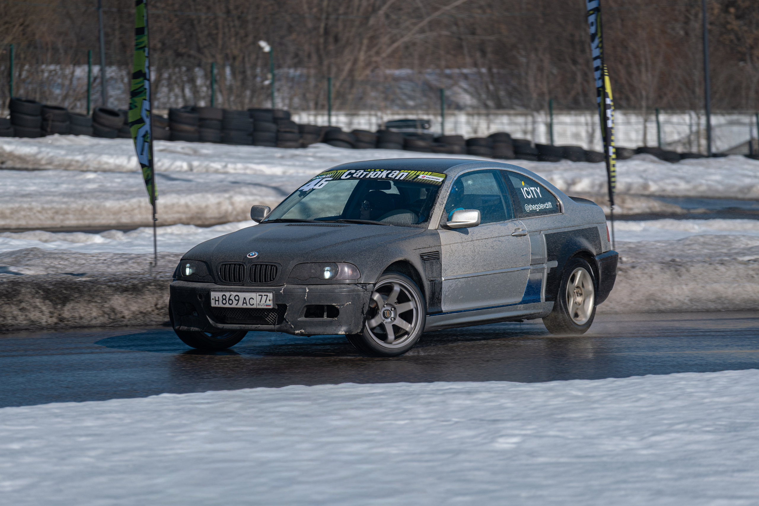 Спортивная автомобильная съемка. Malenkyia