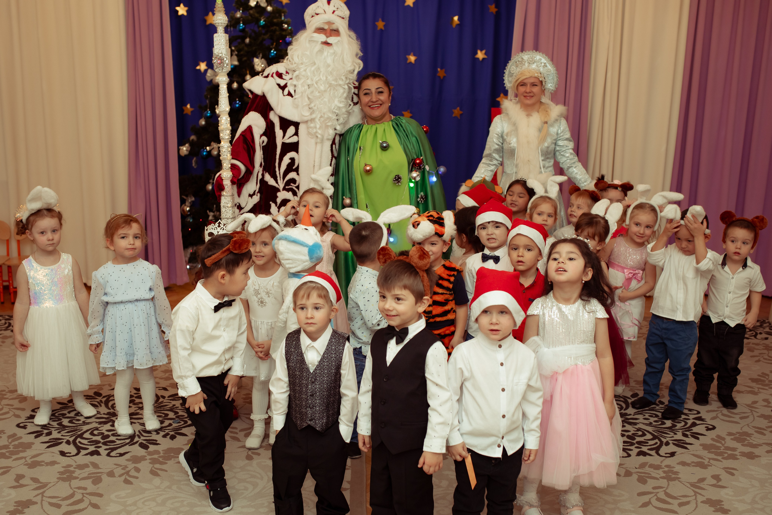 Новогодний утренник в детском саду. Семейный и детский фотограф в Москве Дорогова Екатерина