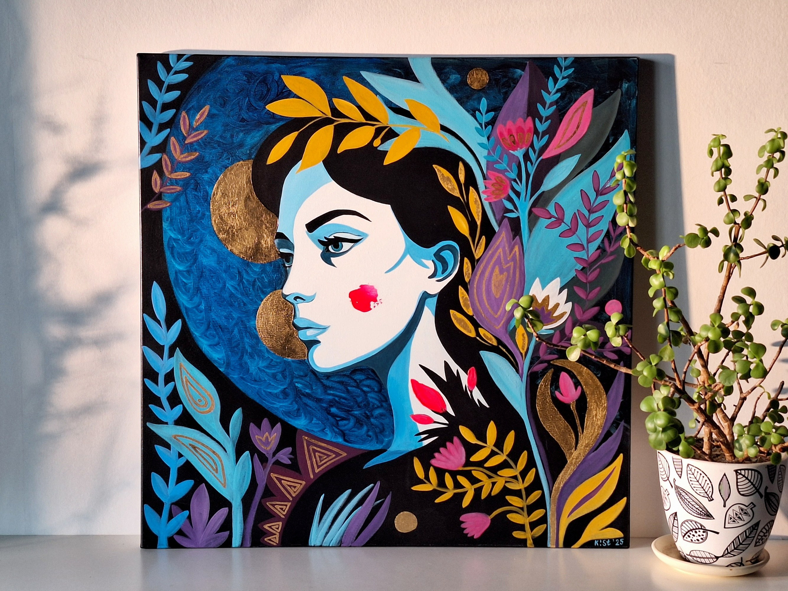 Дивный сад. Художник Анастасия Кисткина, Петербург