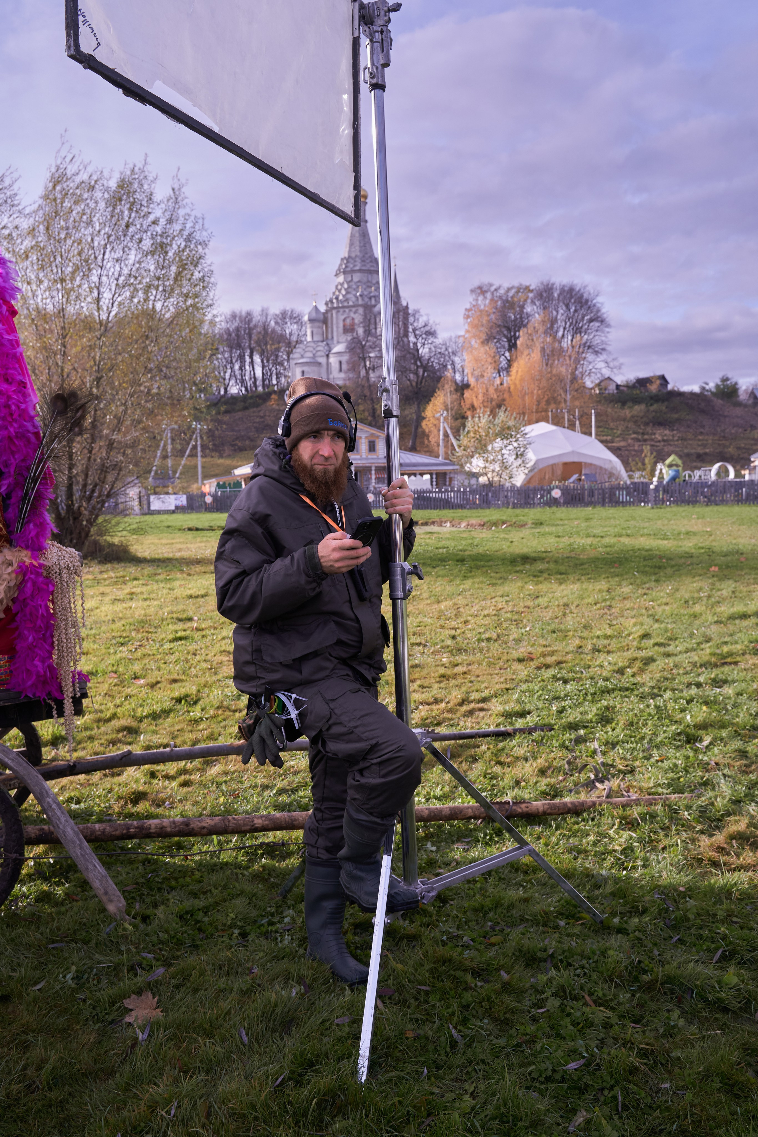 Бекстейдж съемки сериала. Krasnopoliophoto