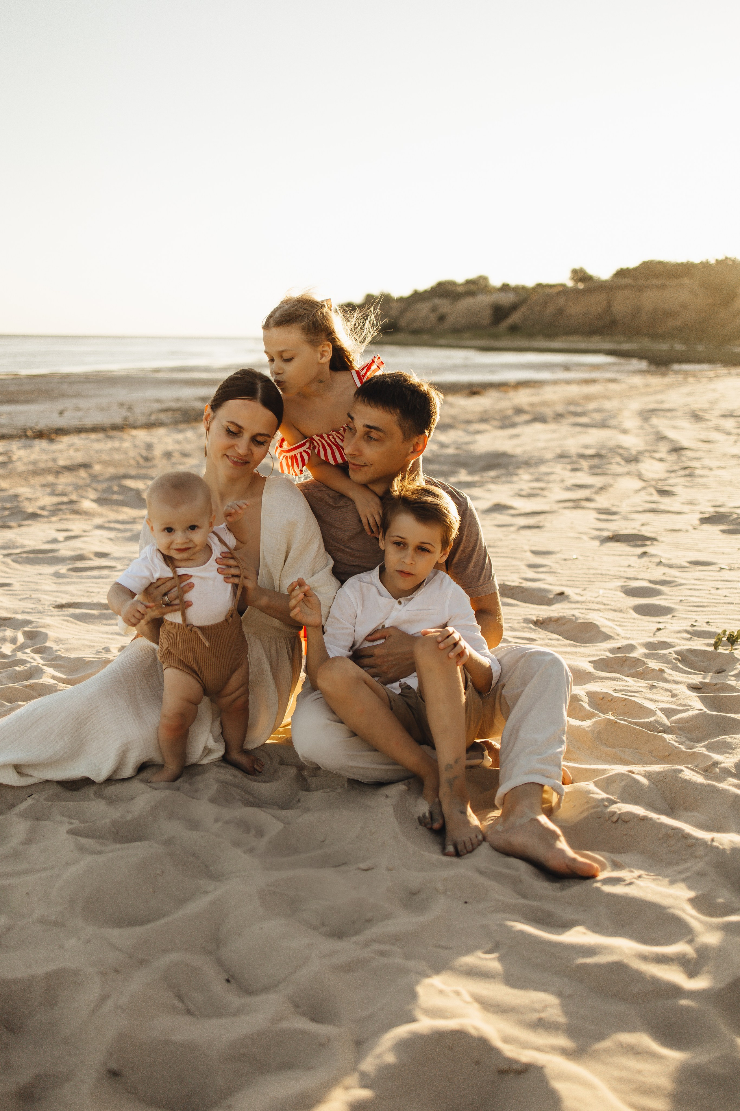Летняя история на берегу. Семейный и детский фотограф, таганрог, ростов-на-дону