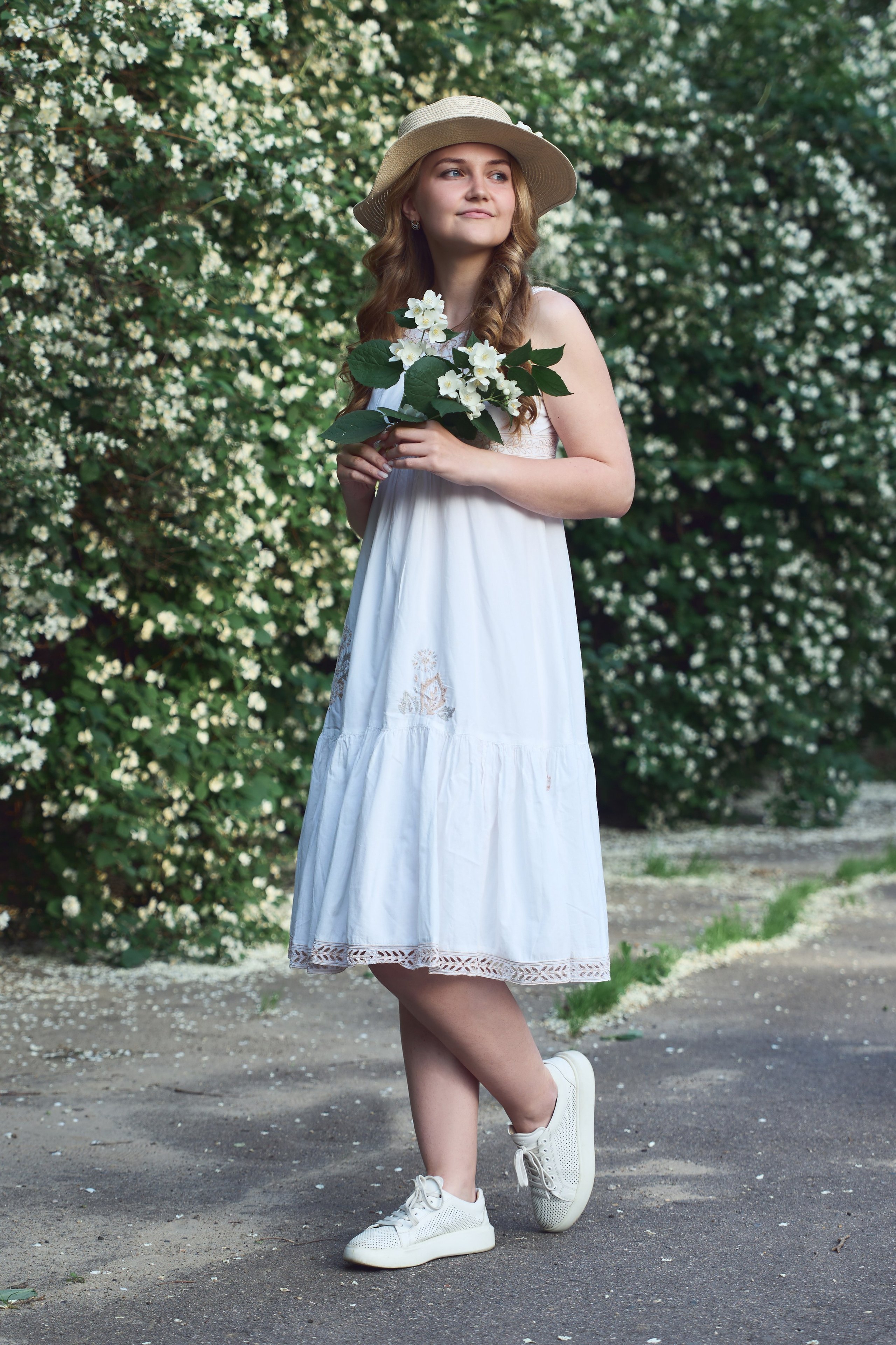 Съемка Анастасии в жасмине. Фотограф Светлана Боровикова в Домодедове