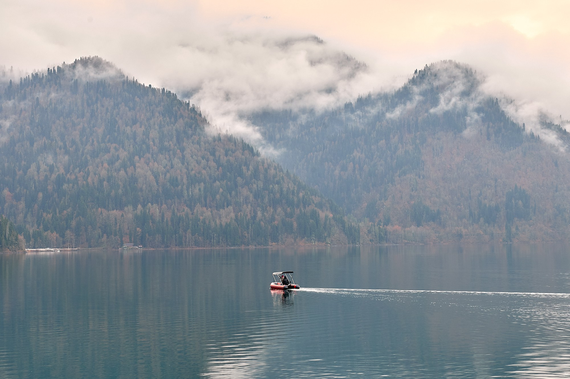 Озеро Рица, Абхазия. Декабрь 2024. Фотографии отовсюду и обо всем