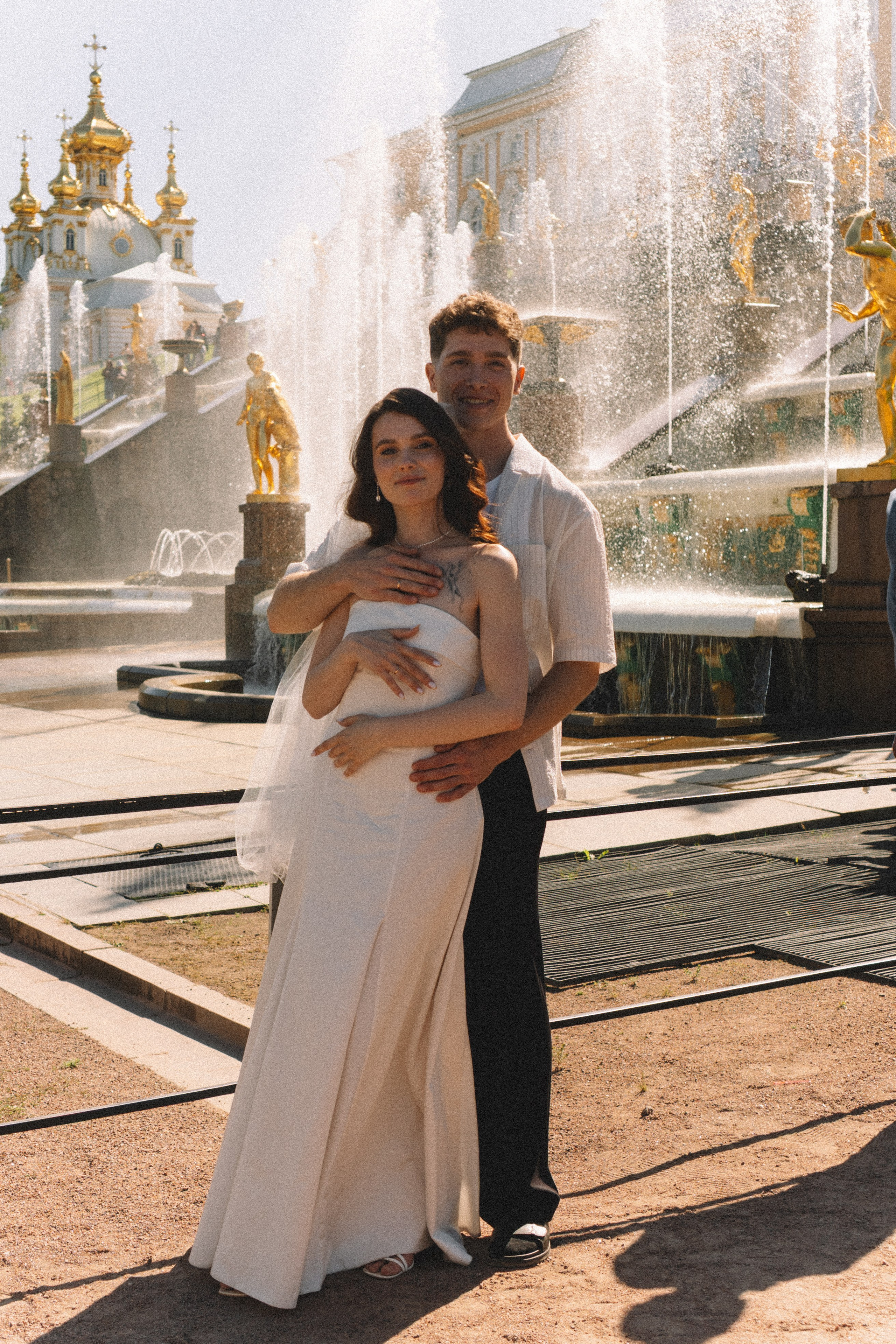 СВАДЕБНАЯ СЬЕМКА В ПЕТЕРГОФЕ И СЬЕМКА РЕПОРТАЖА В ЗАГСЕ ПЕТЕРГОФА. Профессиональный фотограф, Санкт-Петербург — Виктория Богомолова