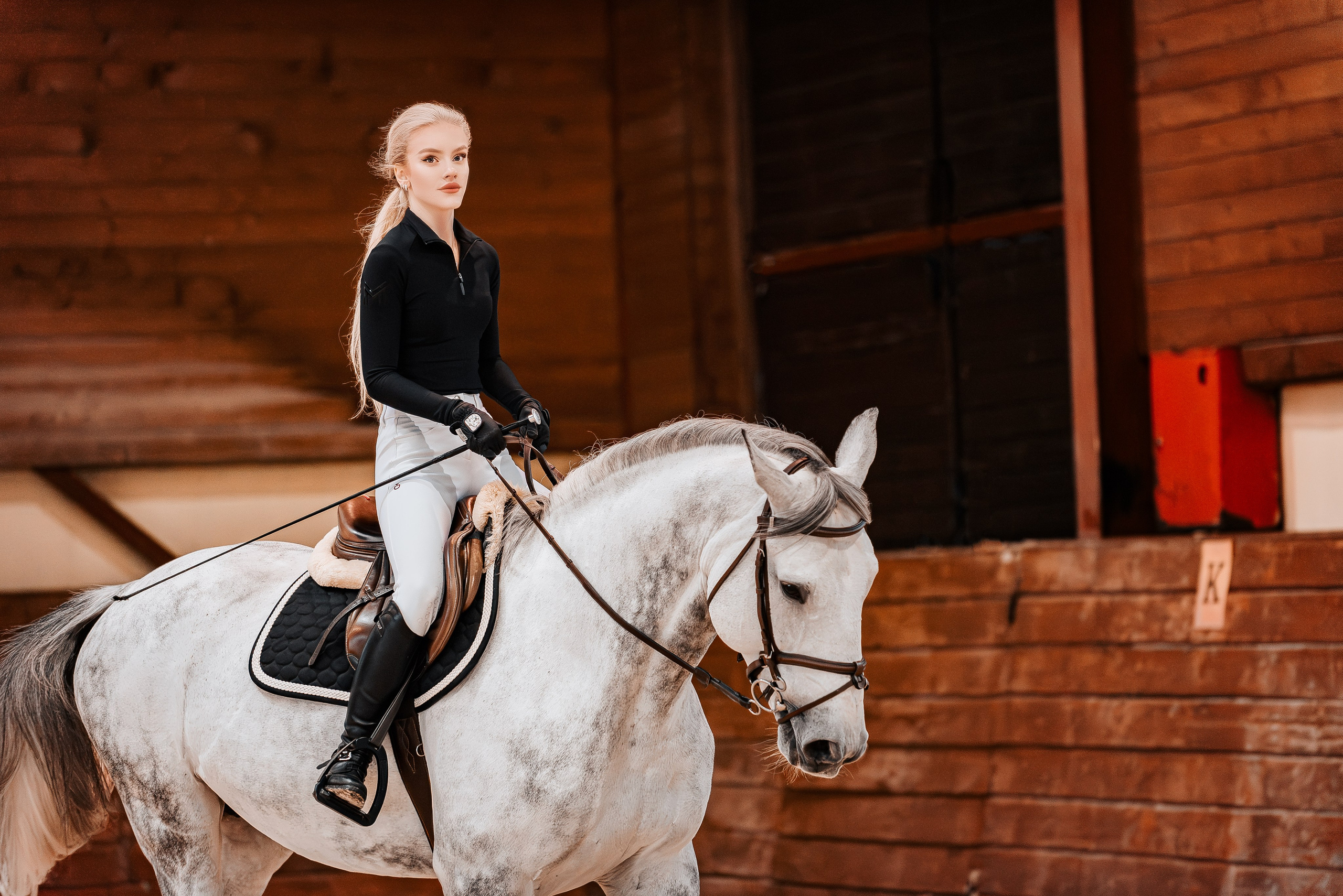 Анастасия и Соперник. Куракина Дарья • Конный фотограф