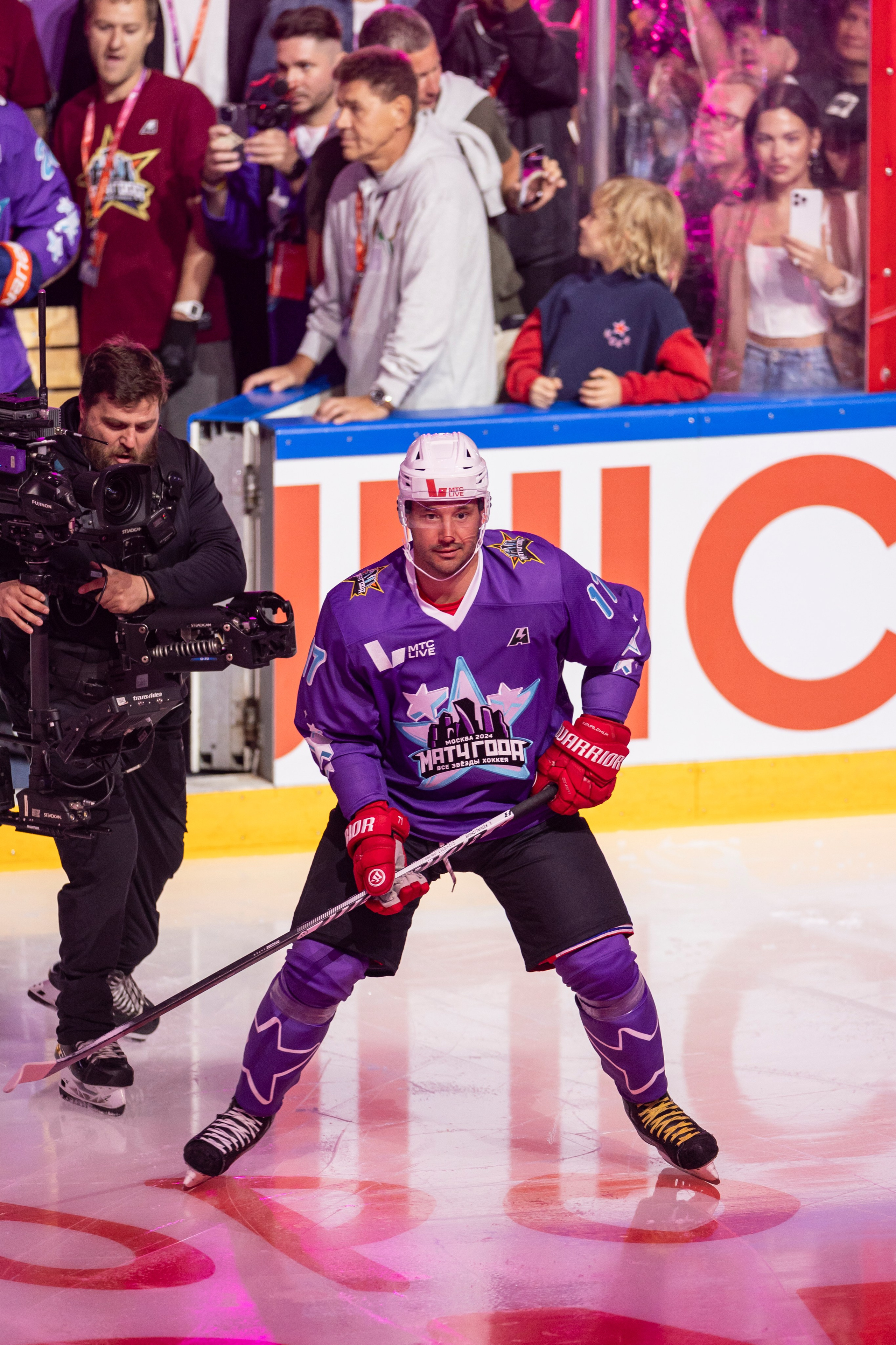 Матч года 2024: Игроки НХЛ против Игроков КХЛ. Спортивный репортажный фотограф Казань Нафис Сиразетдинов
