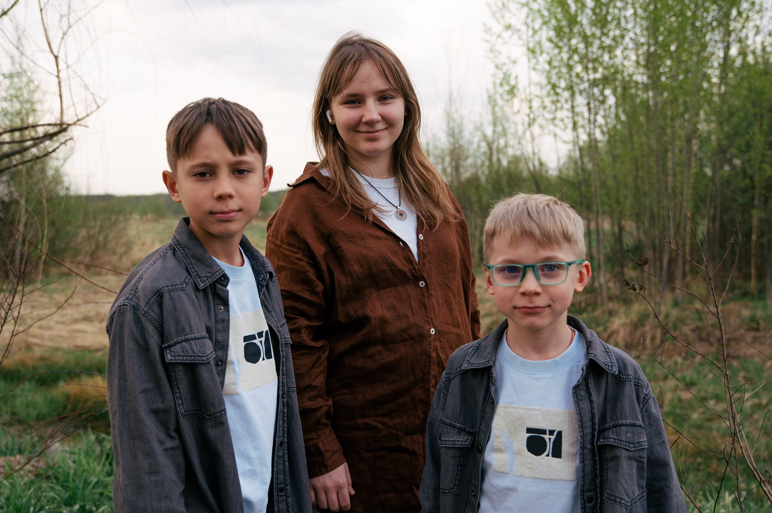Family. Anna, Sasha, Taya, Tima, Tisha. Art-photographer Ira Wind