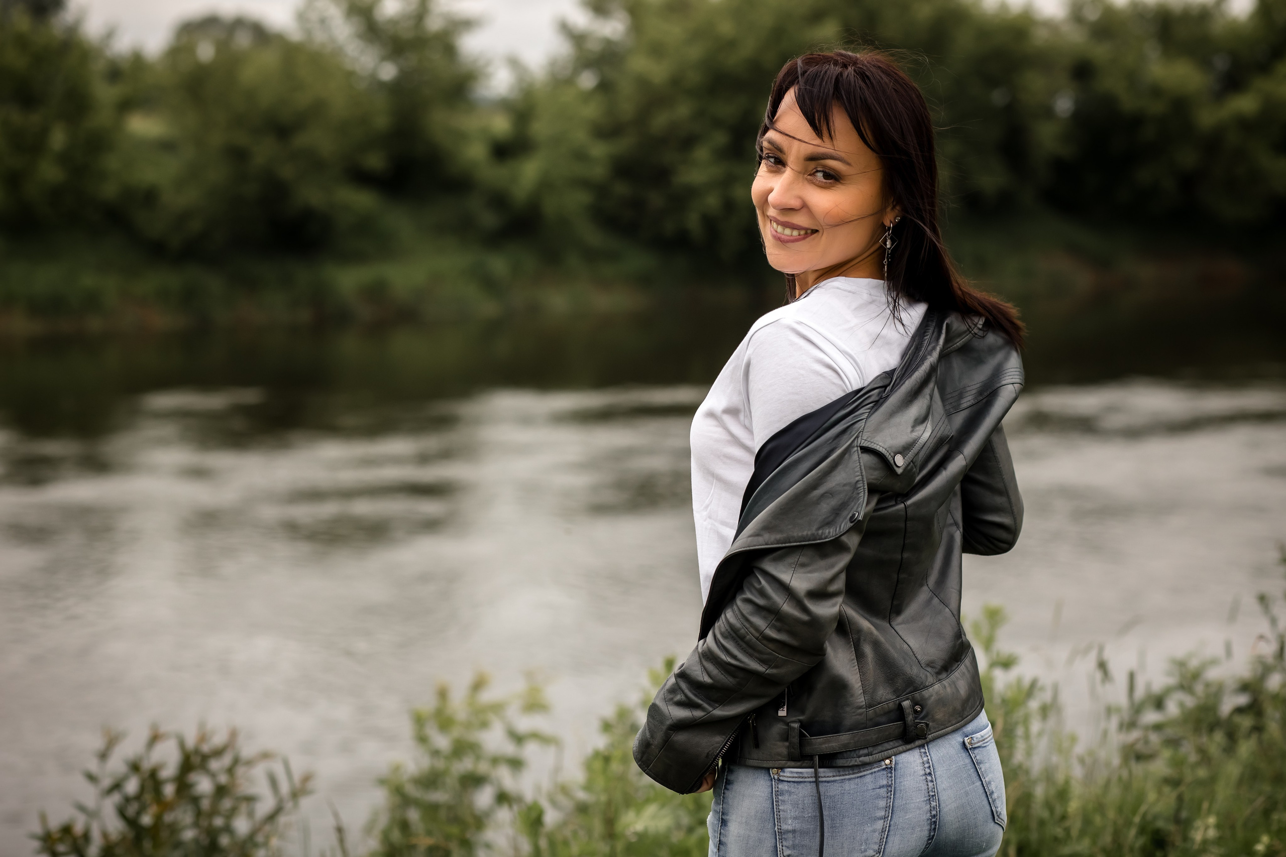 Катя с детками