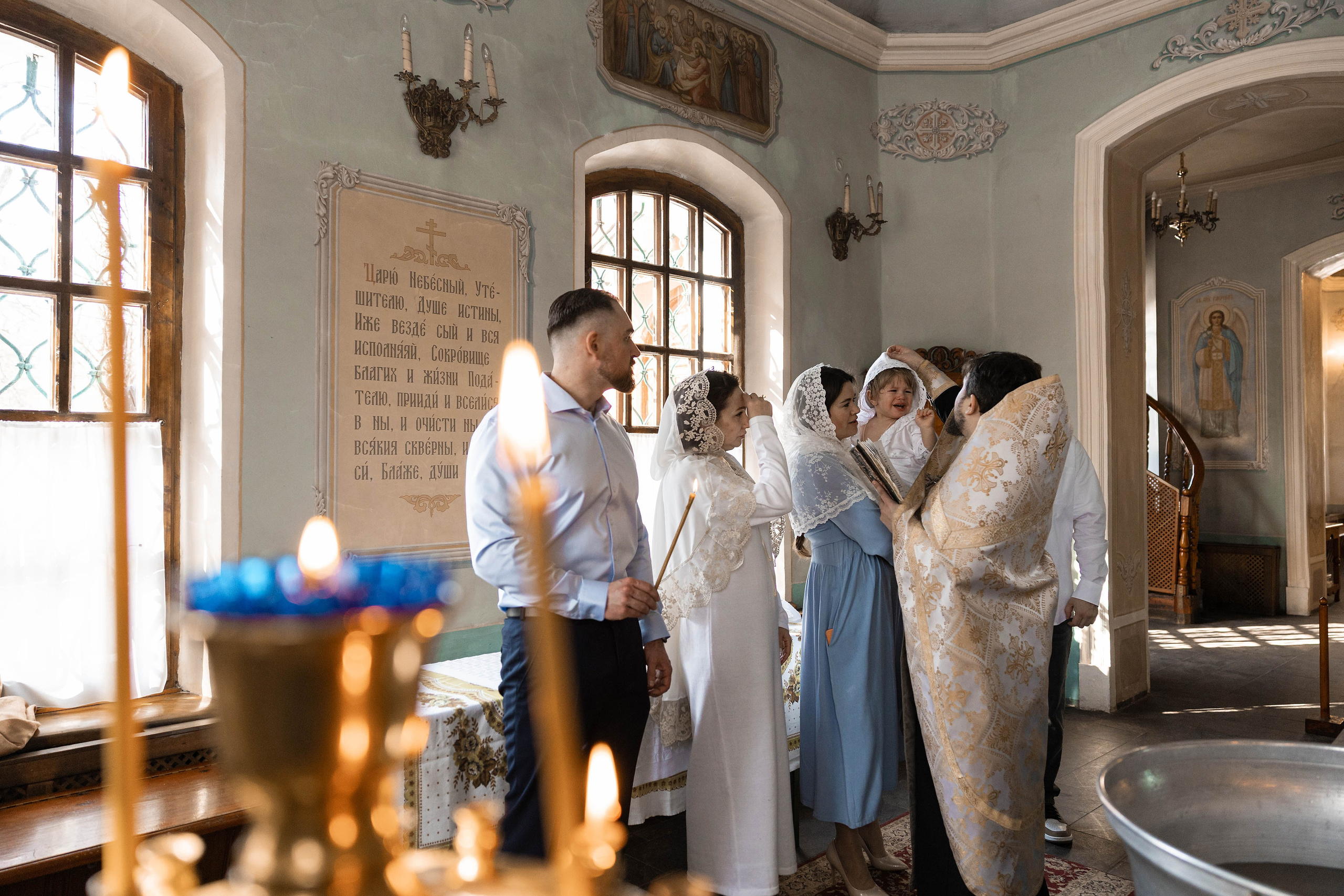 Крещение Даниила. Фотограф Крещение, Выписка москва