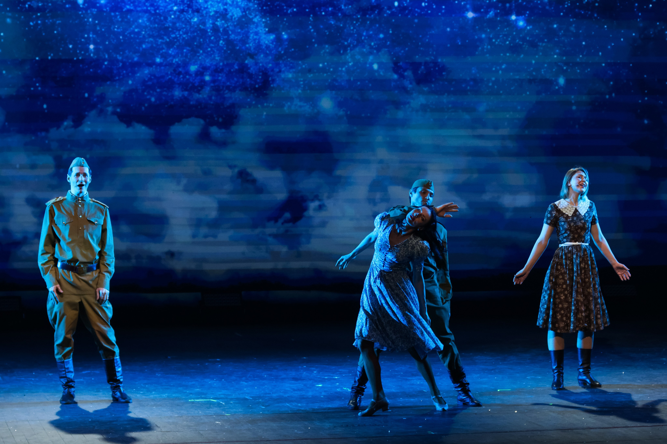 Василий Теркин, театр «Русская песня». Фотограф Ольга Махалова — Санкт-Петербург, Москва, Нижний Новгород