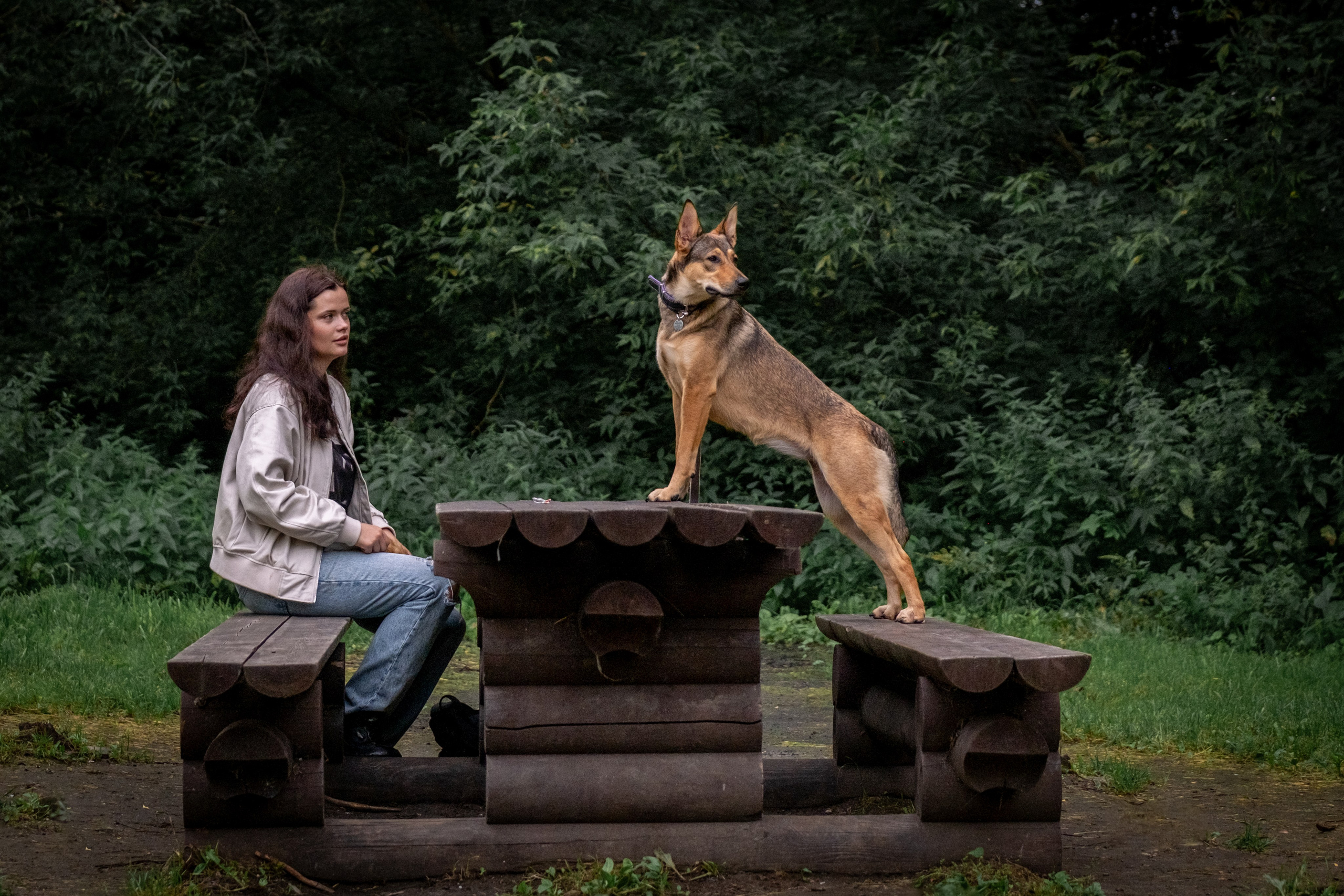 Надя и Луна. Зоофотограф, фотограф животных в Москве и области Дина Дамоцева