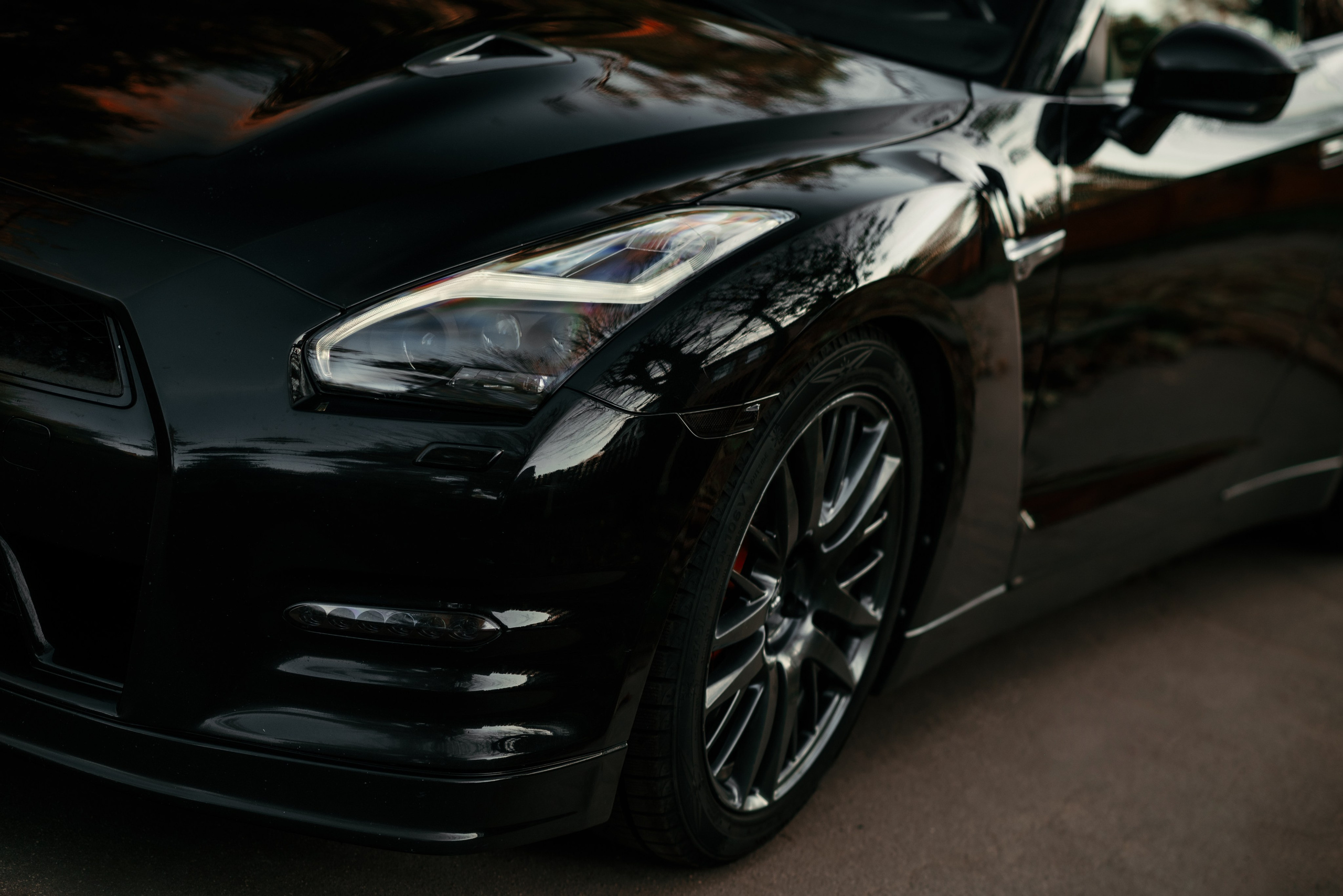 Nissan GT-R35 autumn vibe. DeLorein