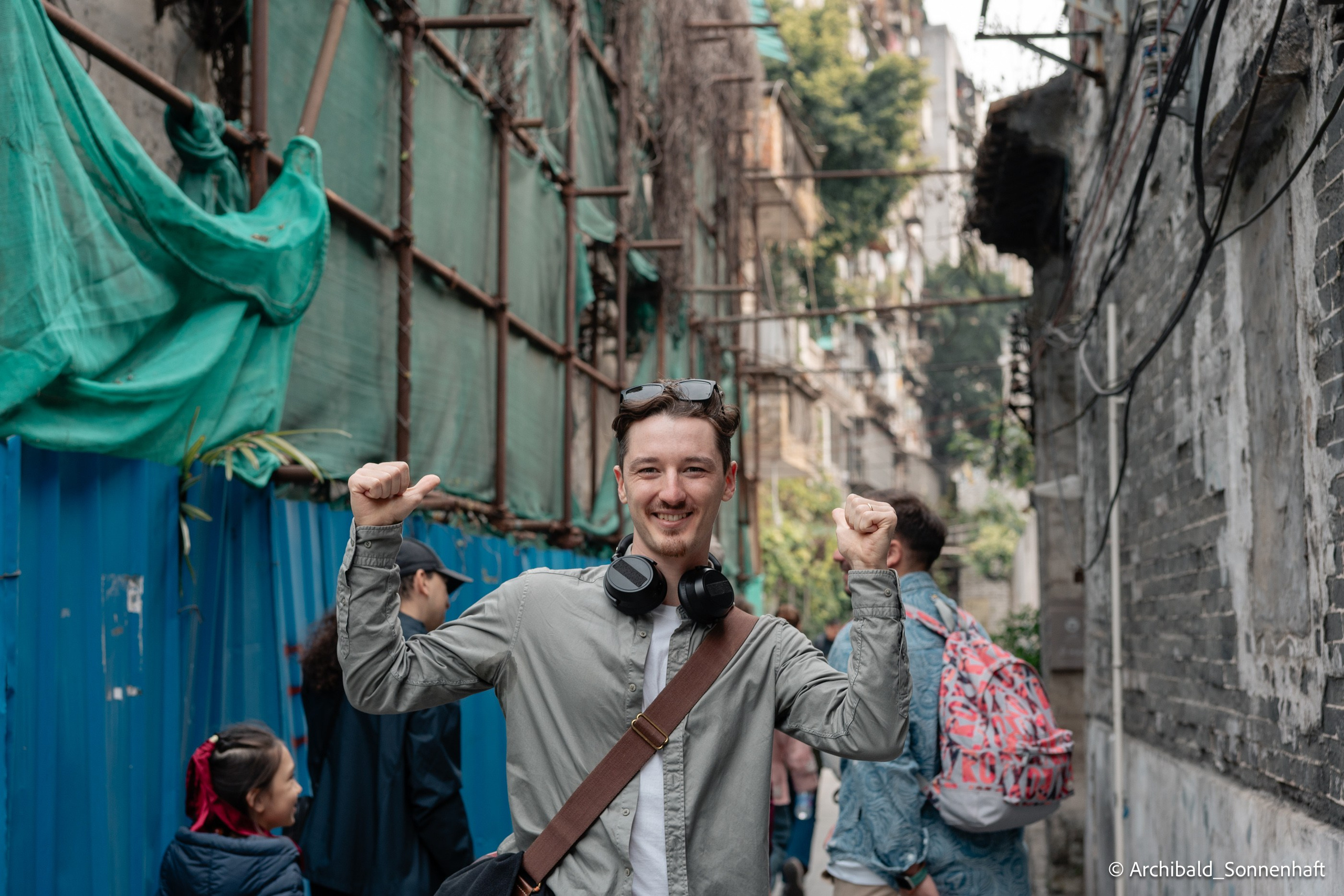 Yuexiu district in Guangzhou. Photographer in Guangzhou, China. Archibald Sonnenhaft