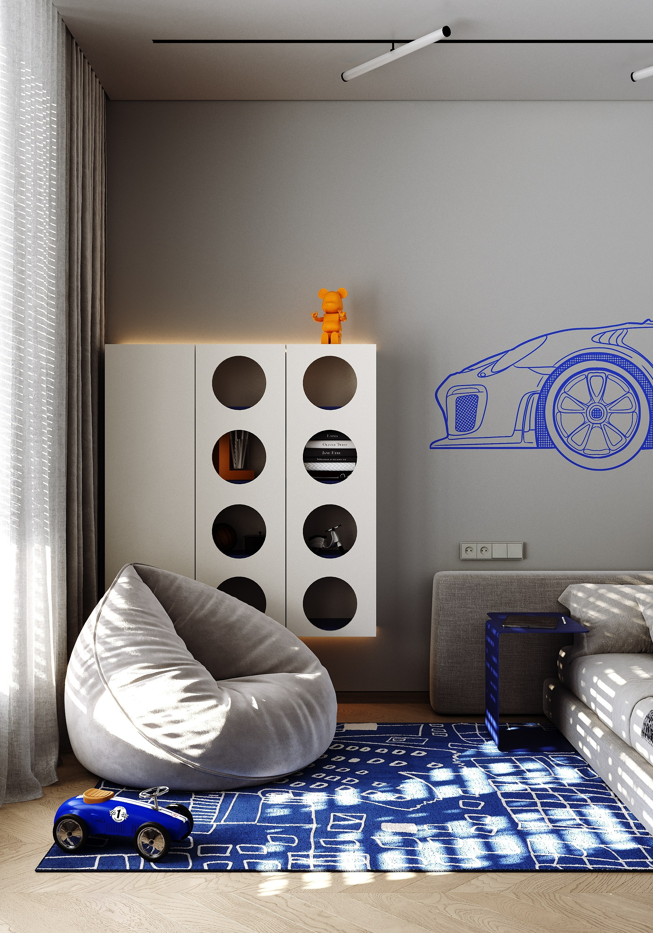 Частный дом 160 м². Визуализации интерьера