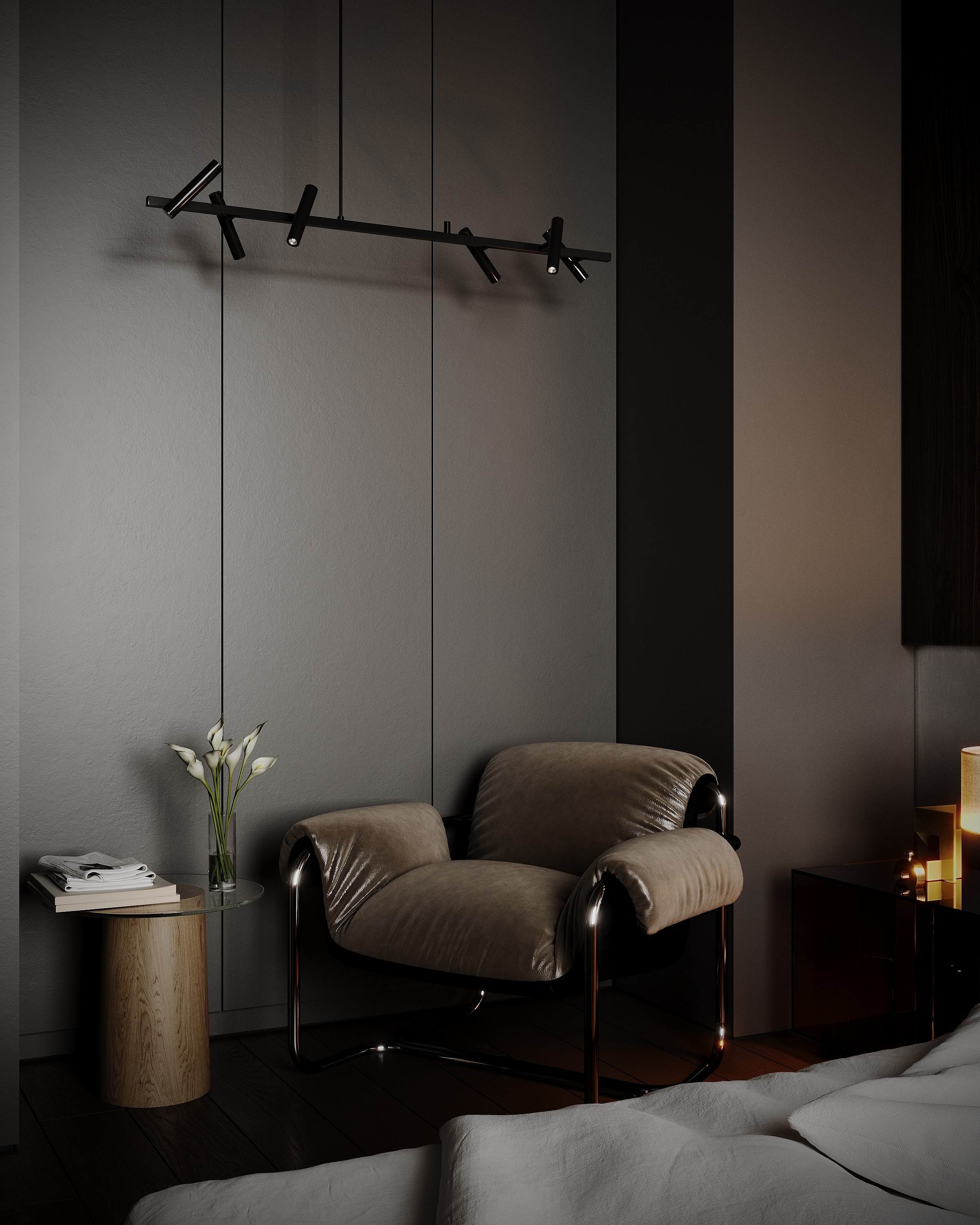 Спальня ЖК Символ. Визуализации интерьера