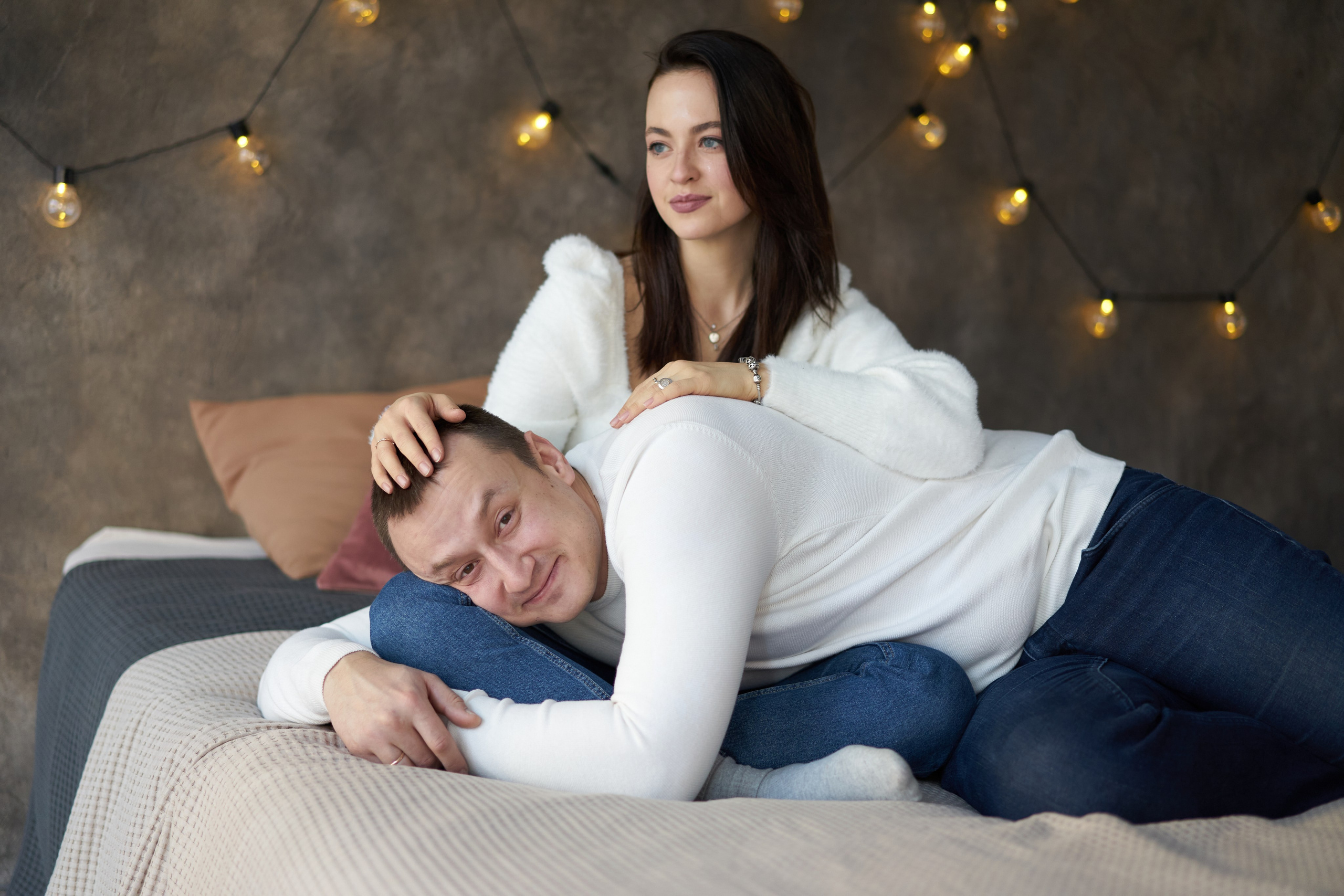 Семейная фотосессия в студии. Фотограф Екатеринбург Кокшарова Александра