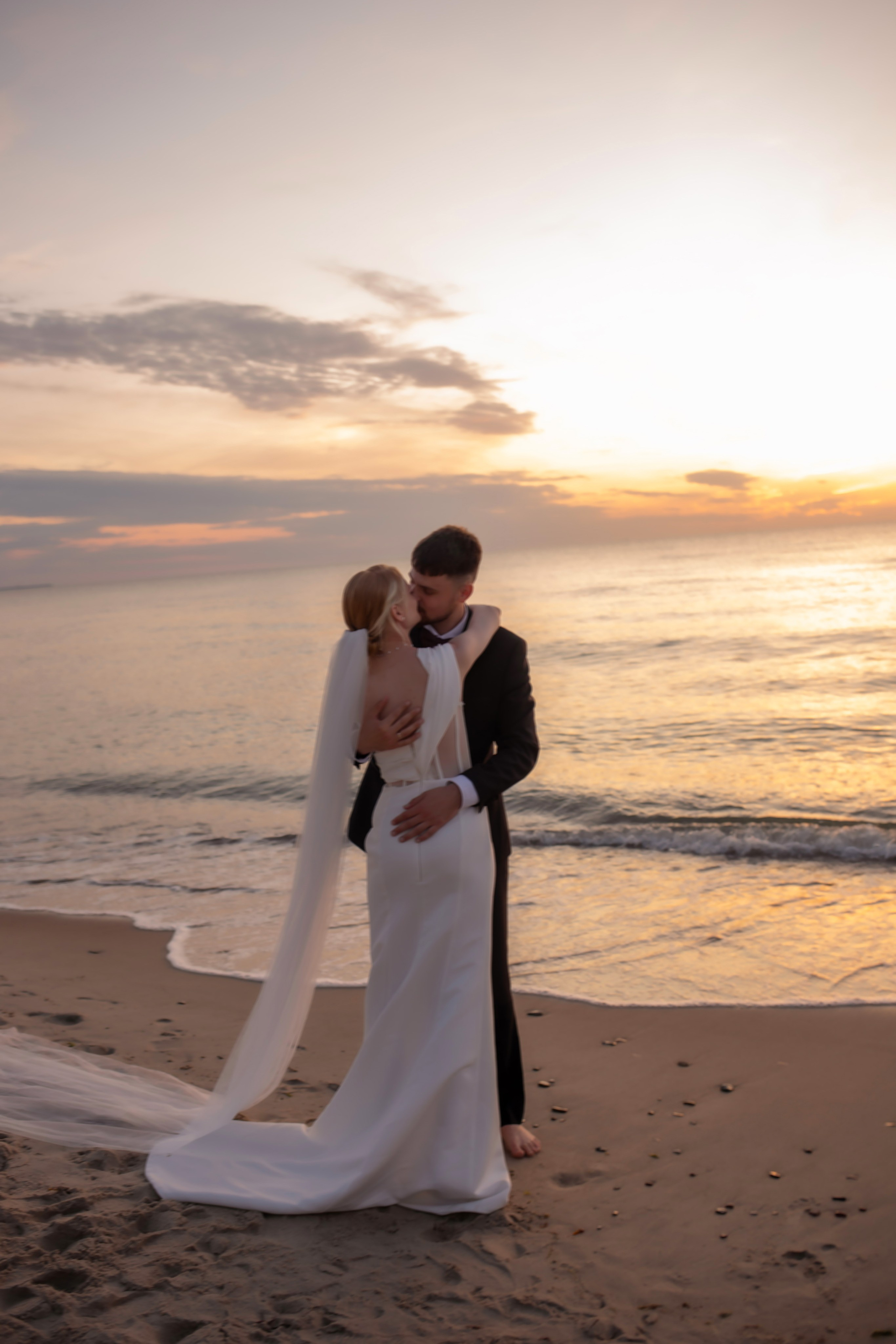 Александра и Влад. На закате. Фотограф в Калининграде Решетникова Алина