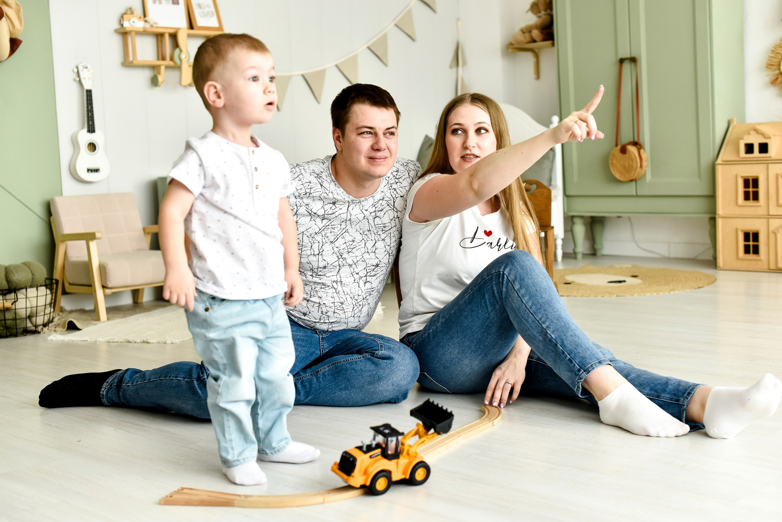 Семья Анечки, Сергея и Вовочки