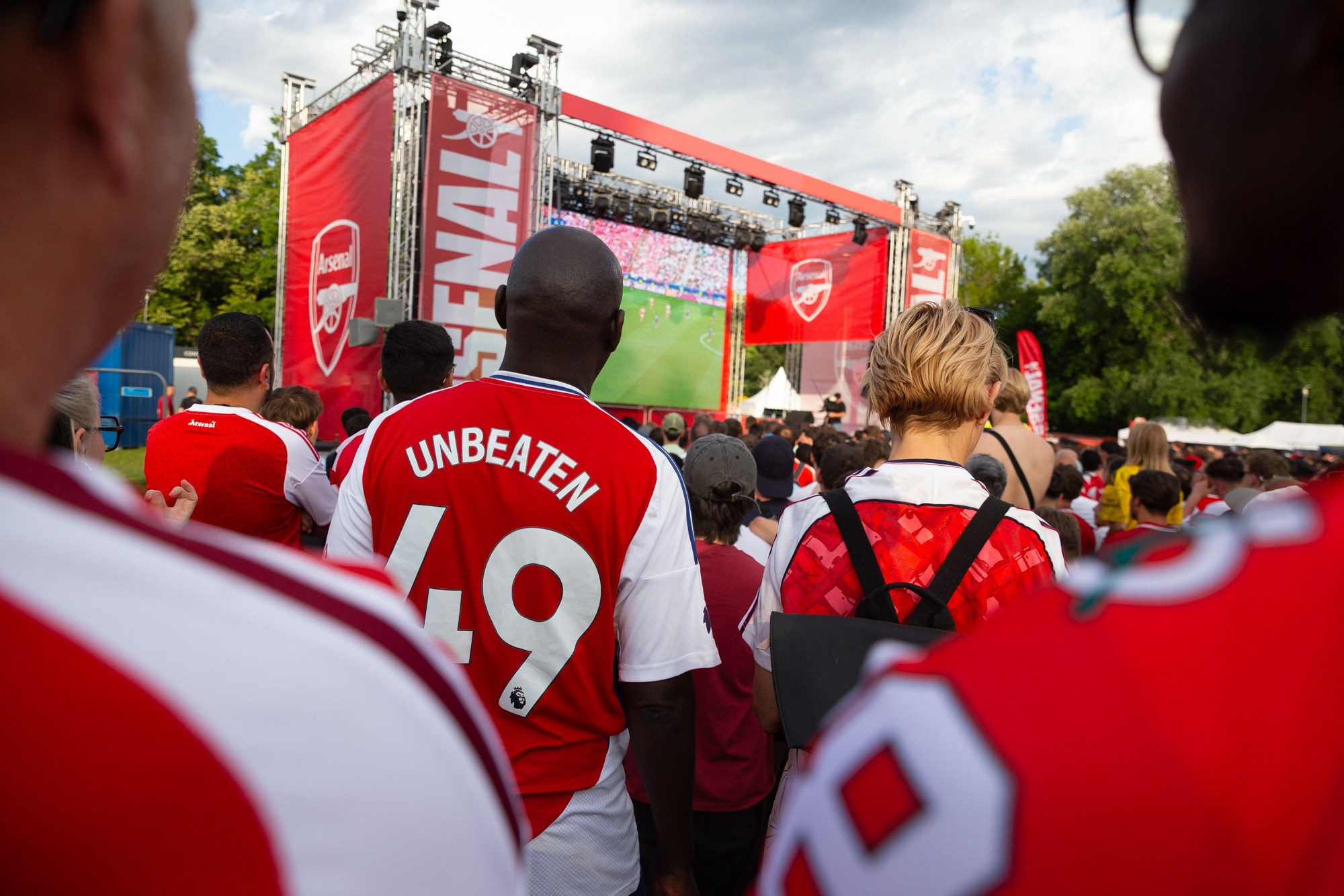 UEFA Champions League Final. Arsenal vs PSG. Budapest 2026. Arsenal Fan Zone. Photographer in Budapest  — Yura Knyazev