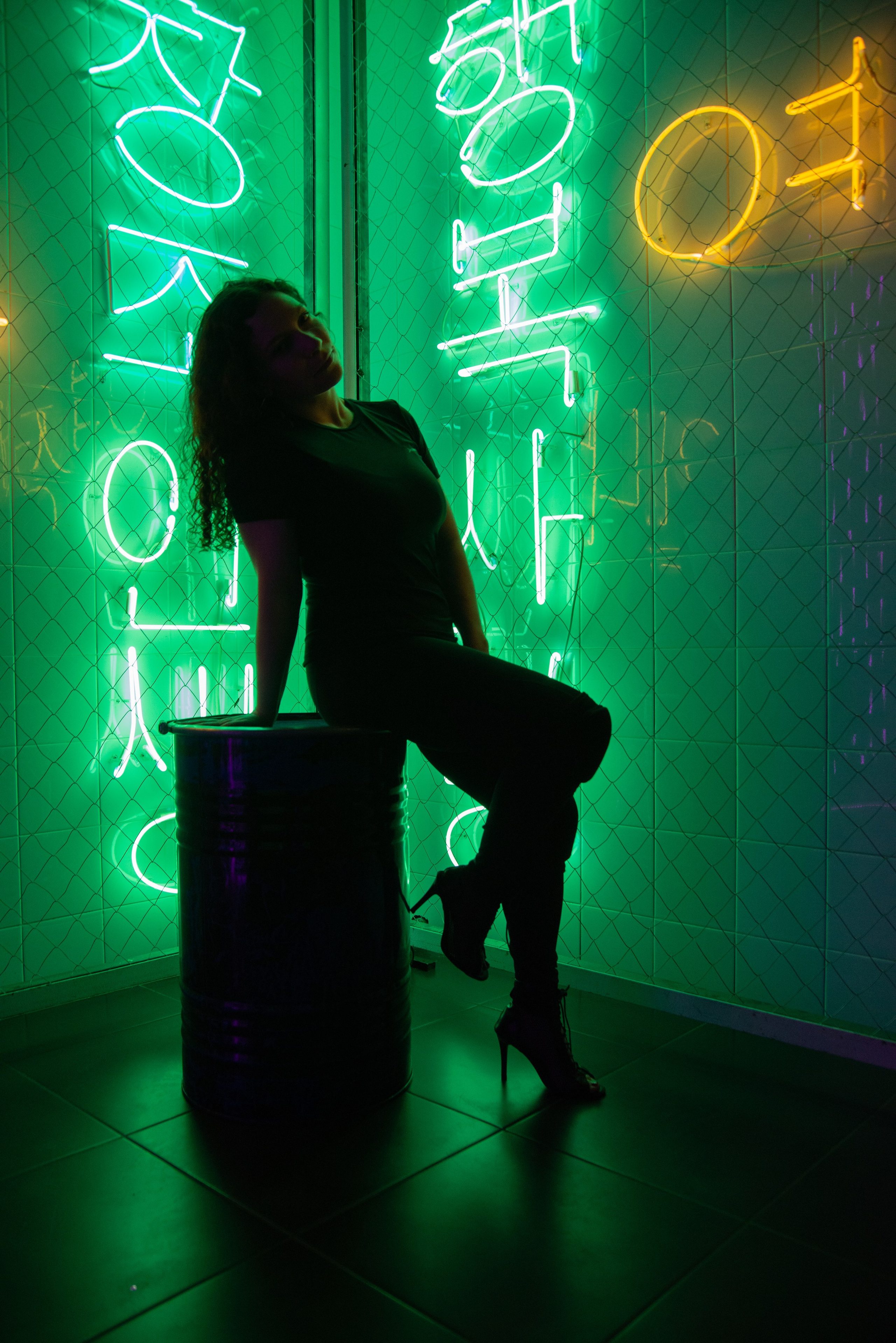 Анна в стиле киберпанк. Фотограф и дизайнер в Москве Екатерина Лобачева