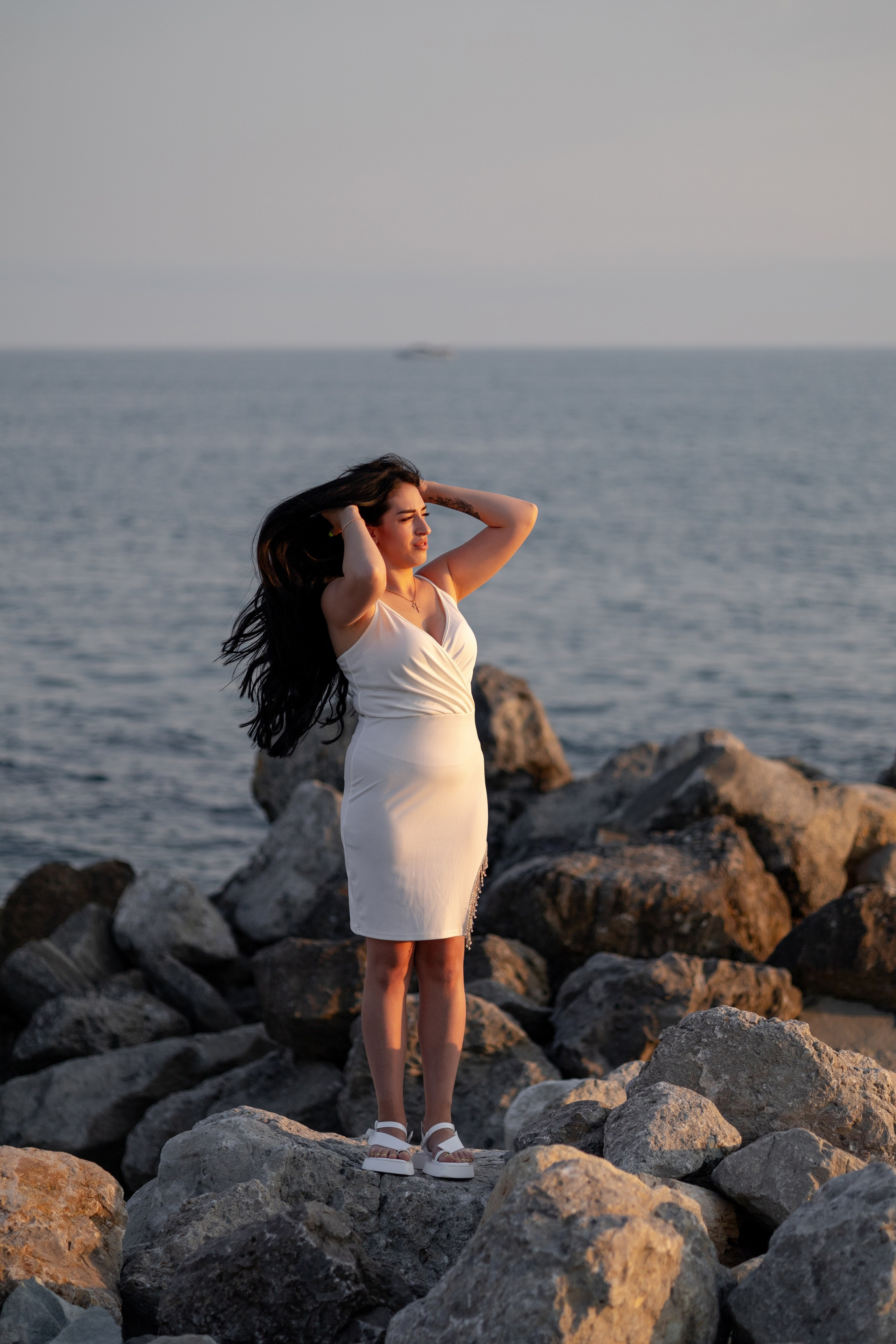 История любви на летнем закате. Семейный и портретный фотограф в Геленджике Любовь Бодрова