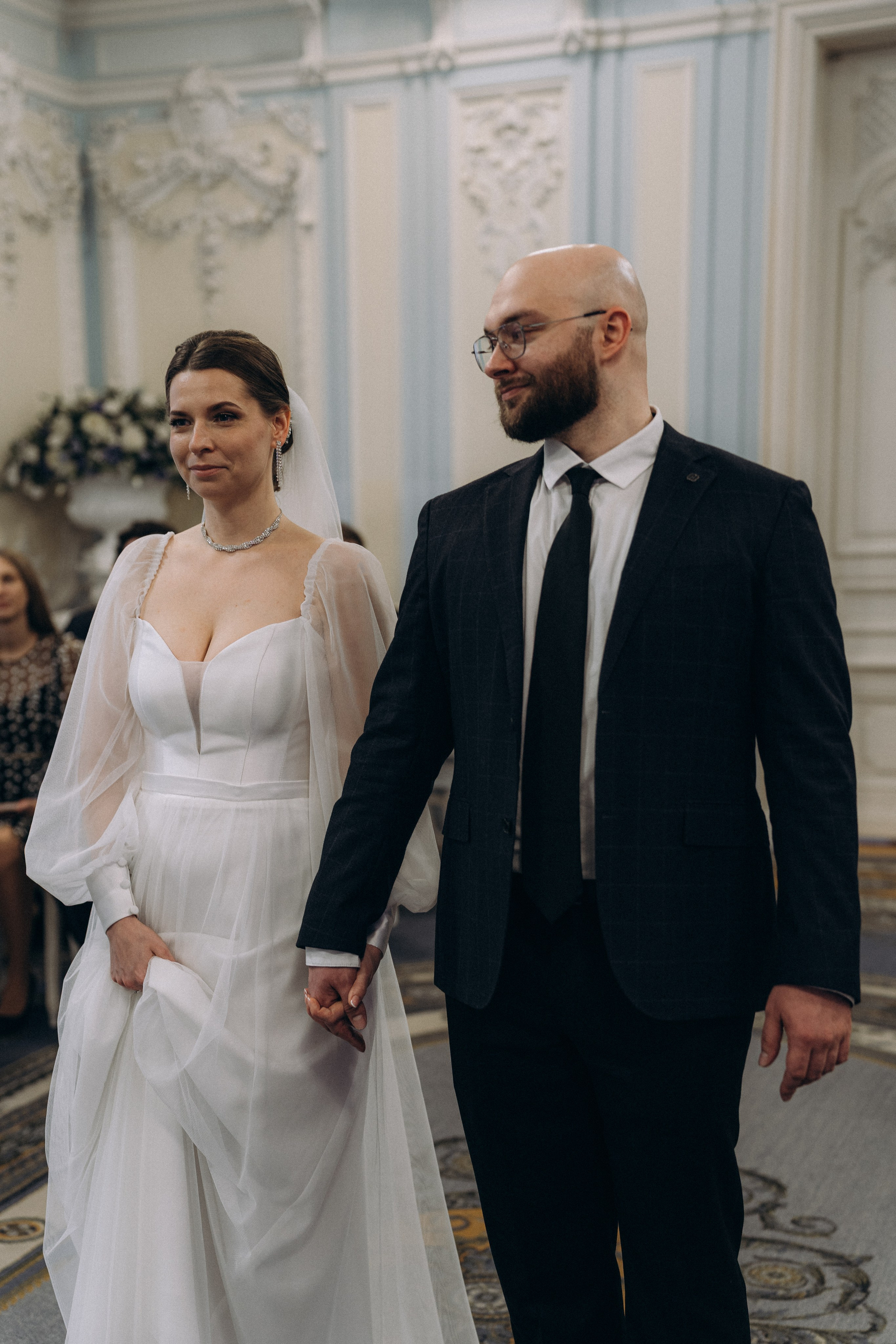 СВАДЕБНАЯ СЬЕМКА ВО ВТОРОМ ДВОРЦЕ (ДЕКАБРЬ) ТАКЖЕ СЬЕМКА В СТУДИИ НА ЧЕРНЫШЕВСКОЙ. Профессиональный фотограф, Санкт-Петербург — Виктория Богомолова