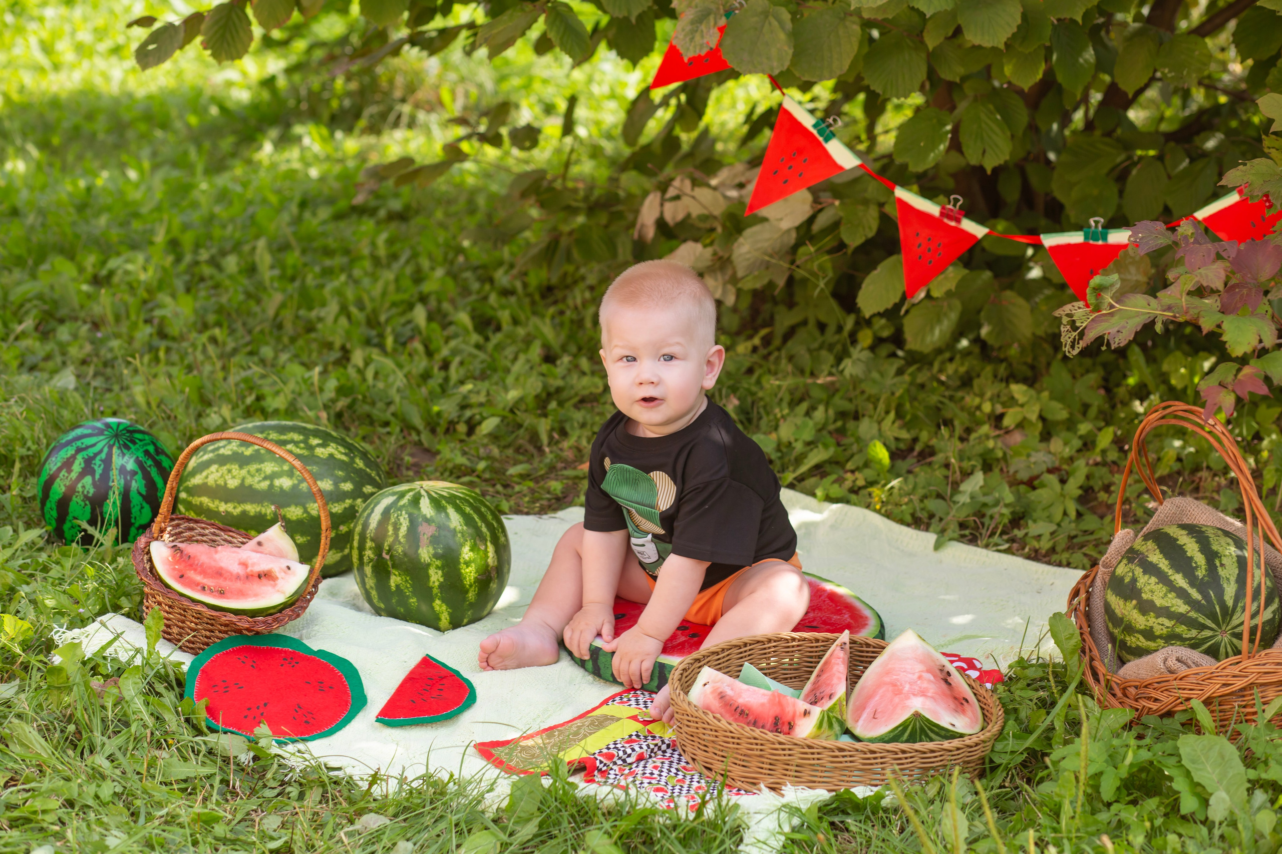 Арбузный фотодень в Жк Красногорский. Семейный и детский фотограф в Москве и МО — Александра