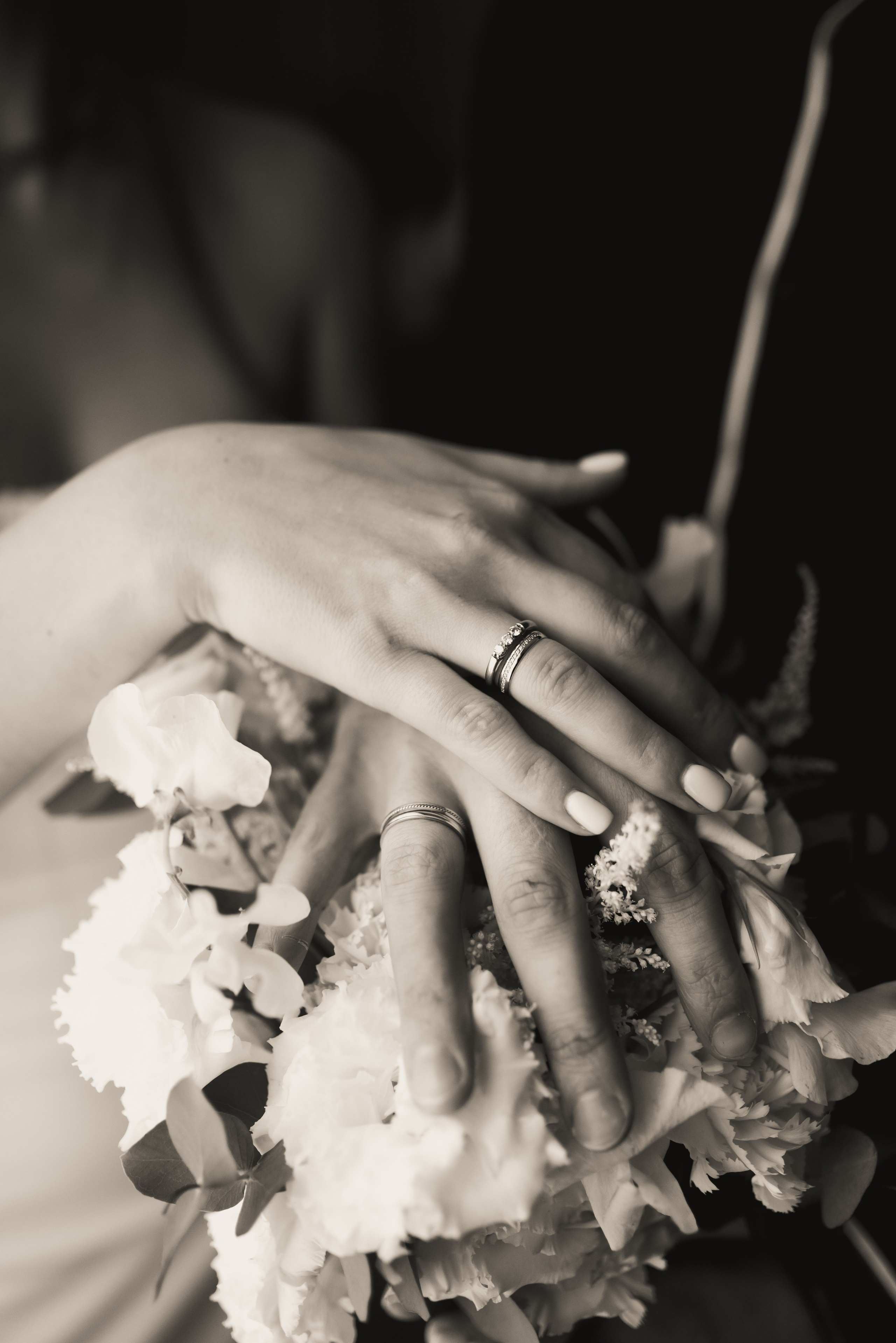 Камерная свадьба в ЗАГСе Текстильщики и в студии. Фотограф Ксения Огородова портфолио