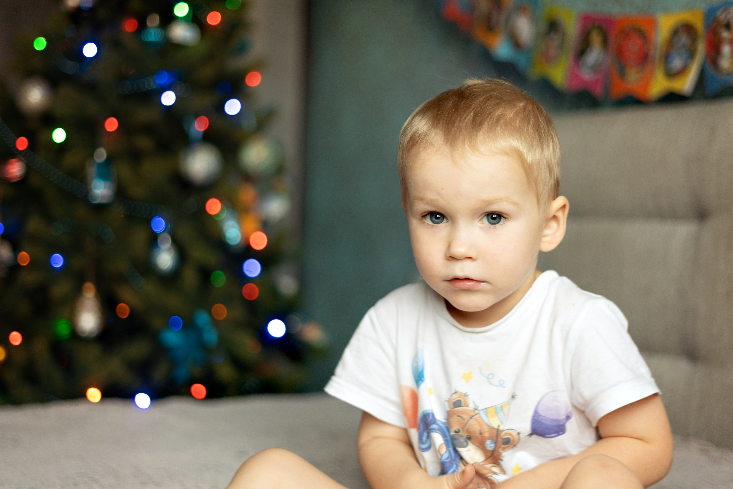 Новогодняя домашняя фотосессия (комната в квартире 14 кв.м). Семейный и детский фотограф в Москве Екатерина Офицерова