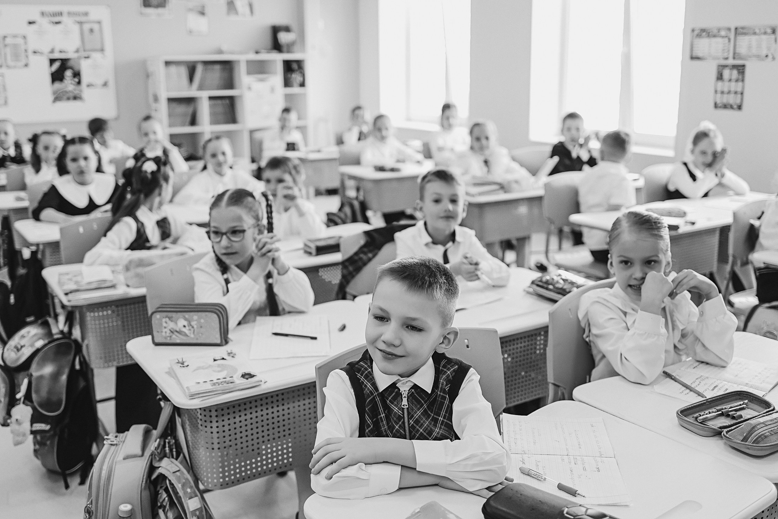 Один день в школе 1 класс. Семейный фотограф Тюмень, фотограф на роды Салмина Мария