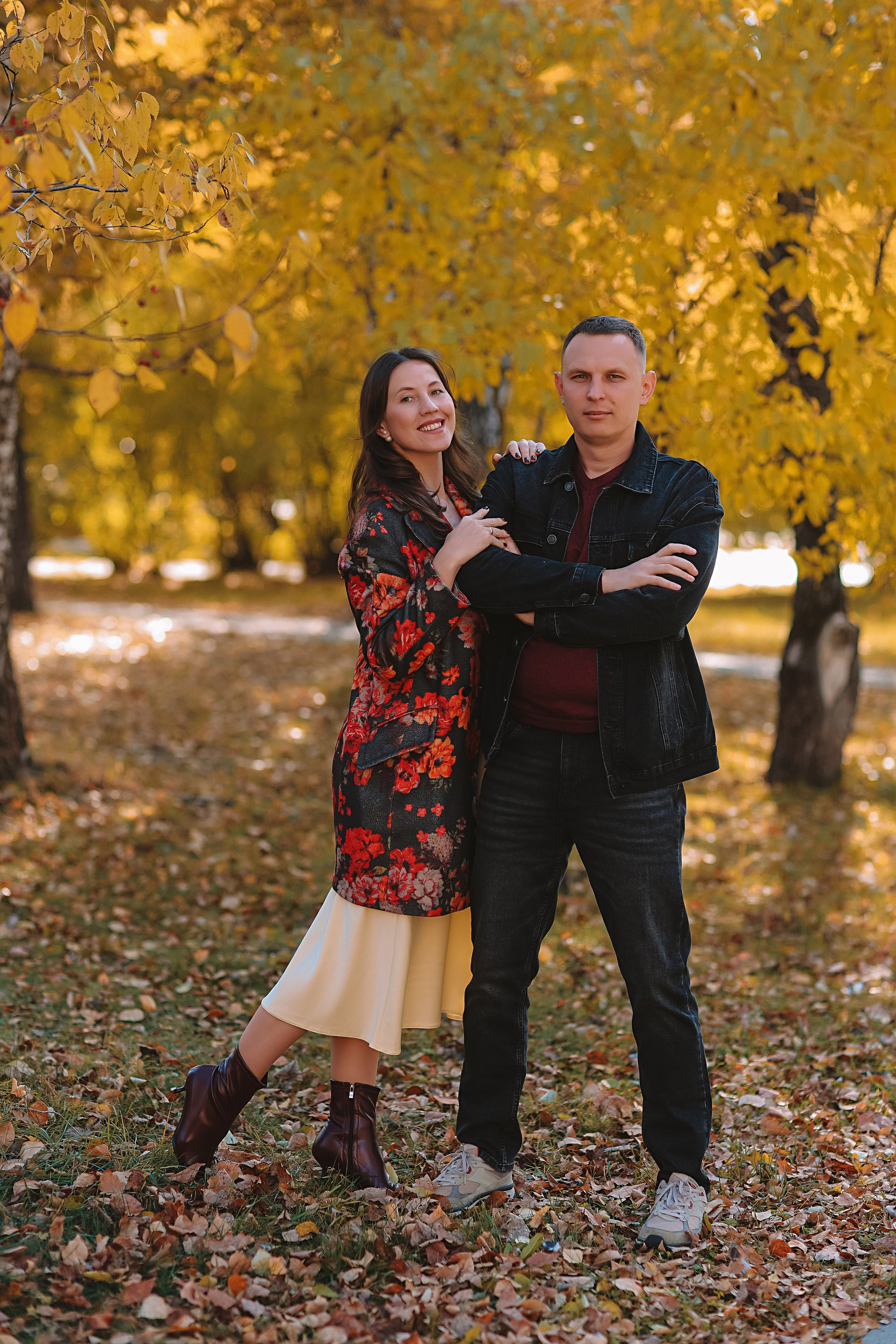 Осень. Семейный фотограф Тюмень, фотограф на роды Салмина Мария