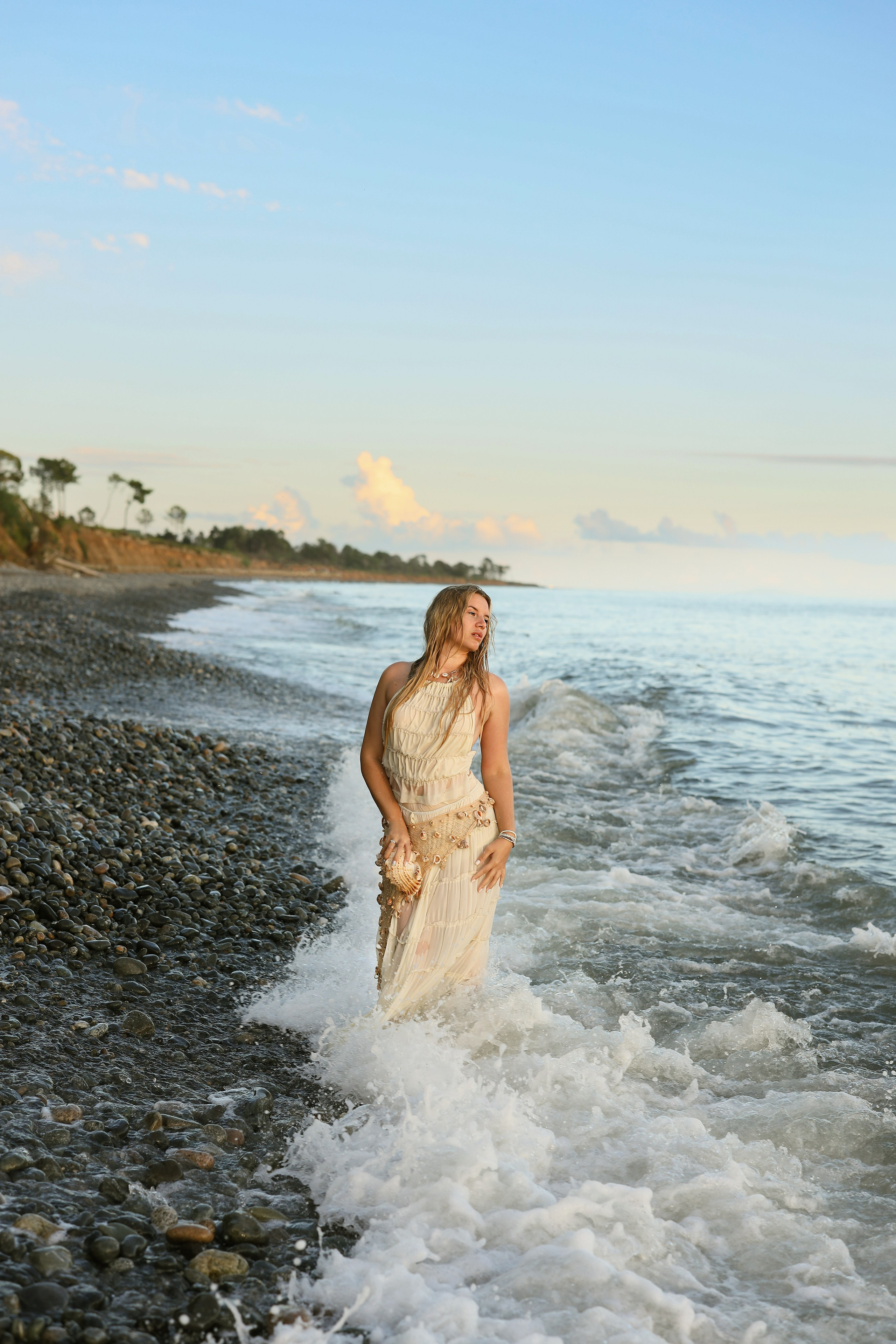Фотосессия для Валерии на пляже Абхазии. Свадебный и семейный фотограф в Абхазии Жанна Соснина