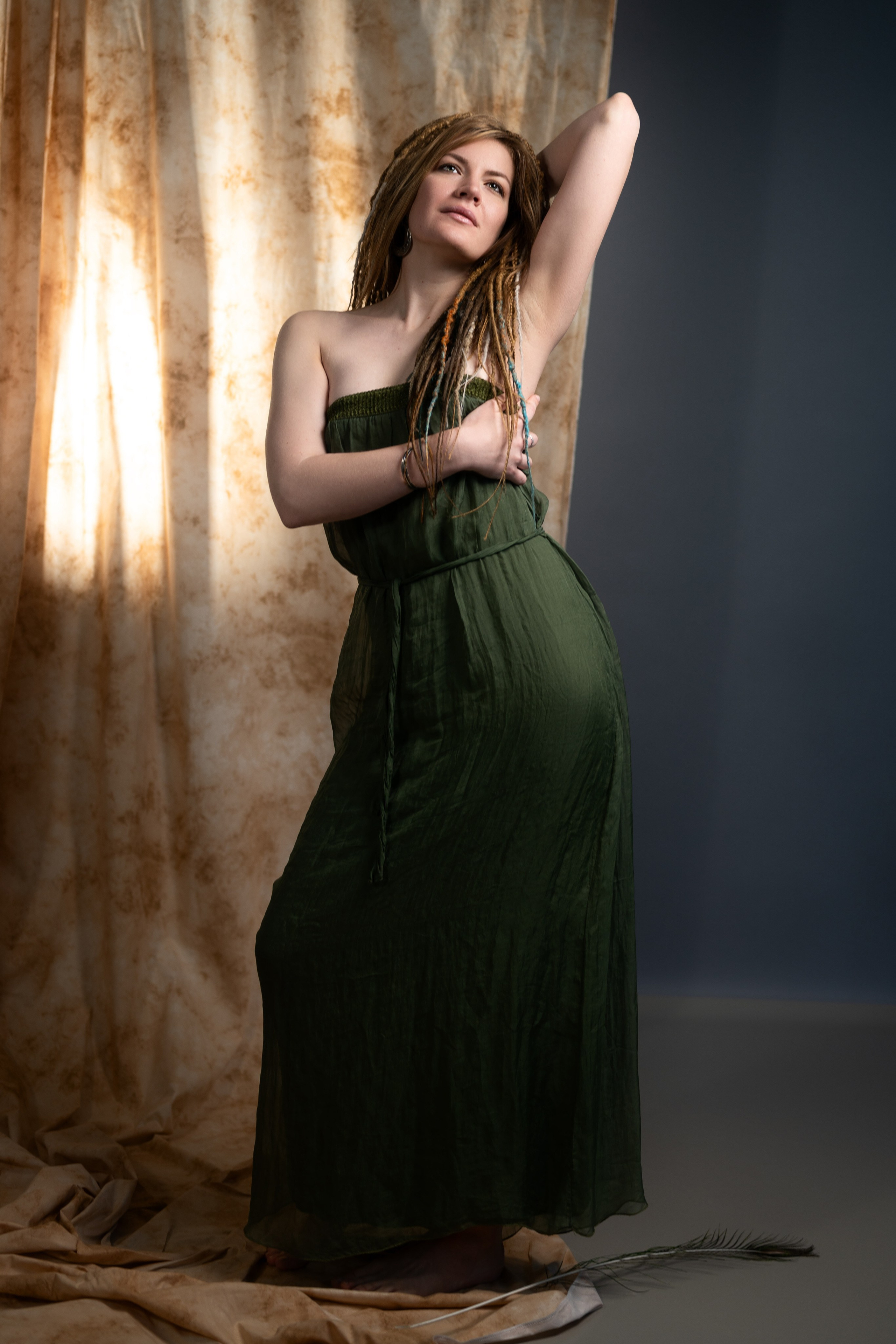 Фотосъёмка девушки в этническом образе