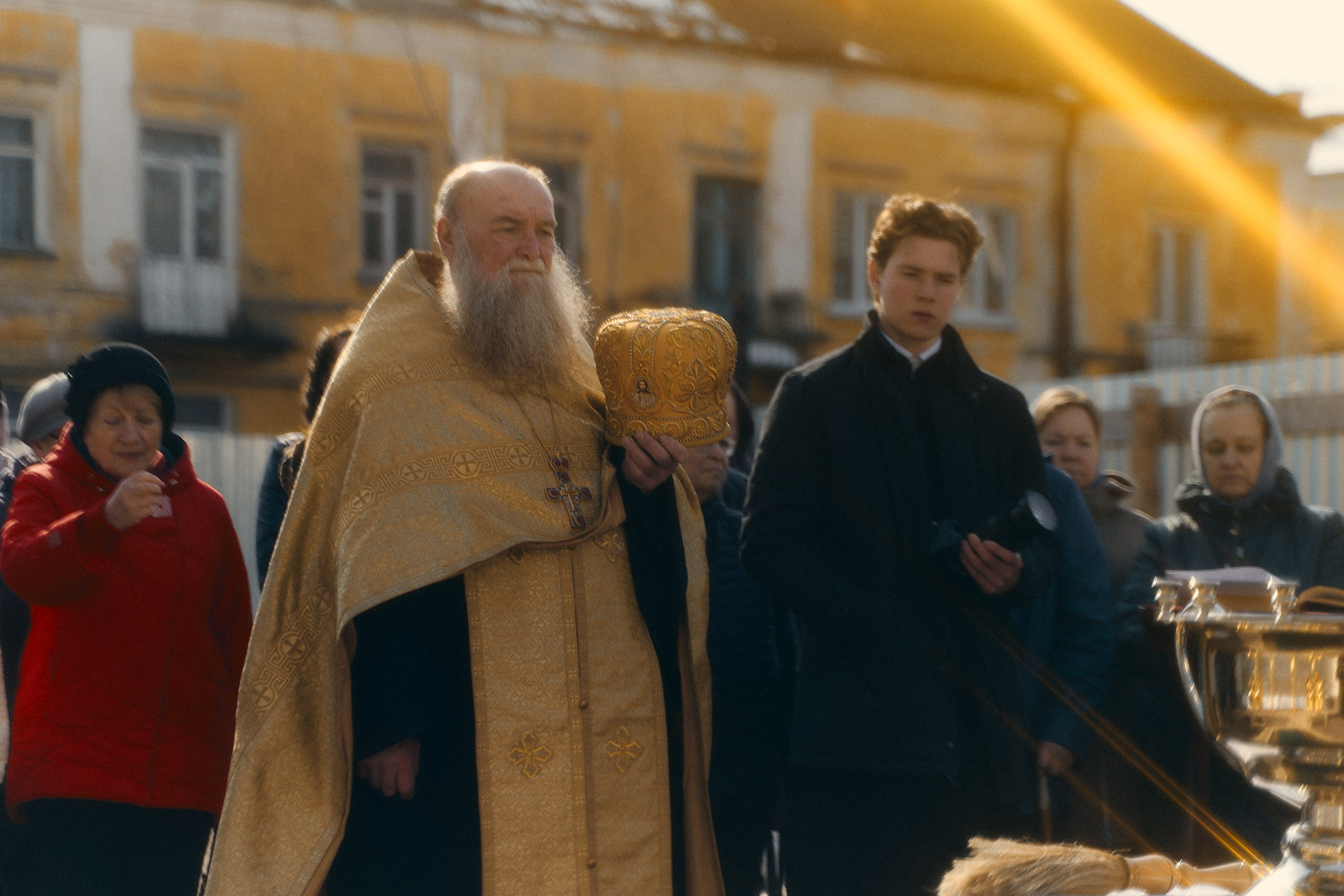 Освящены четыре накупольных креста для Георгиевской церкви в Торжке