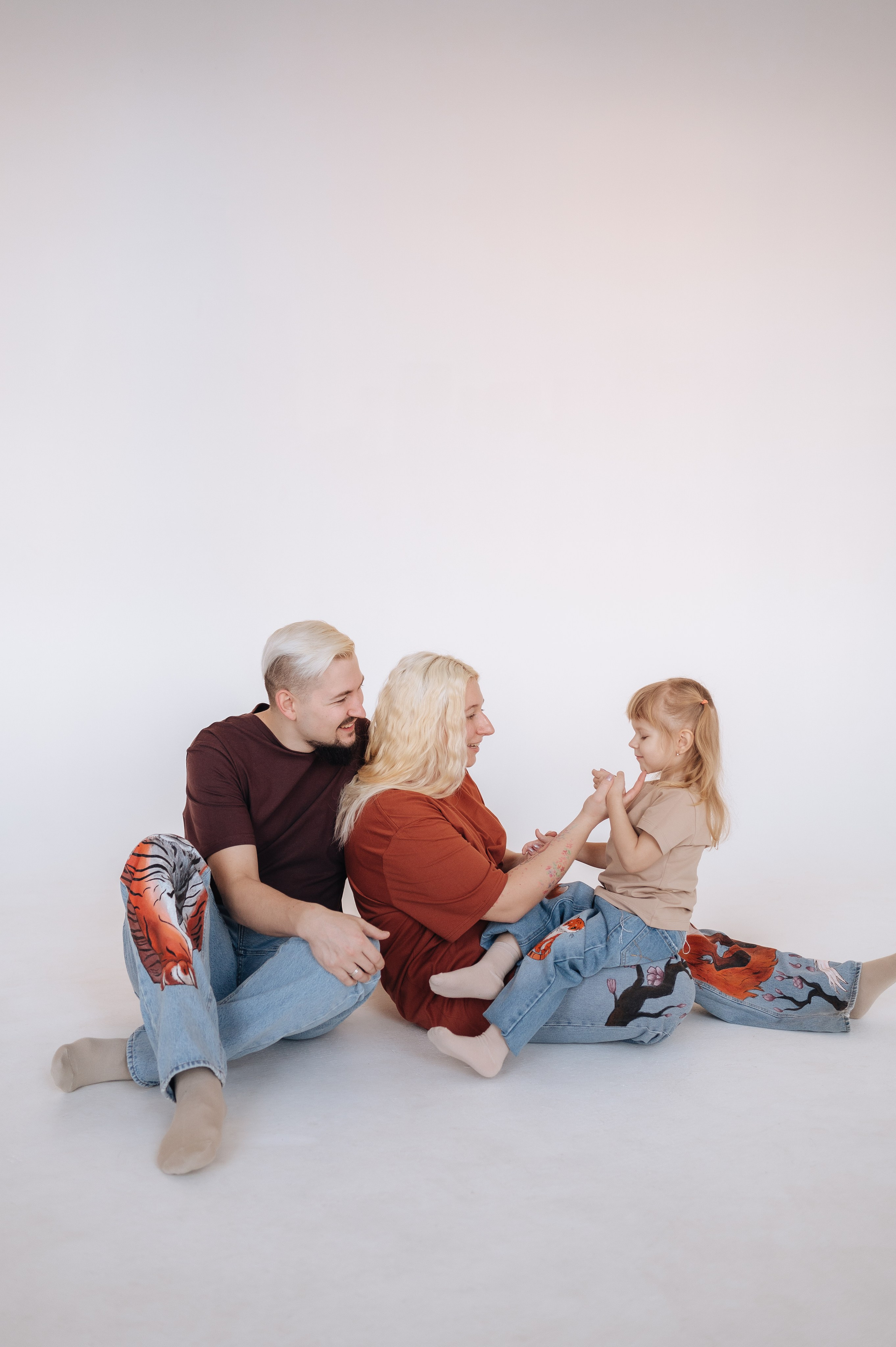 Семейная фотосессия Саши, Вики и Алисы. Фотограф в Москве и Московской области Таня Яблочкина