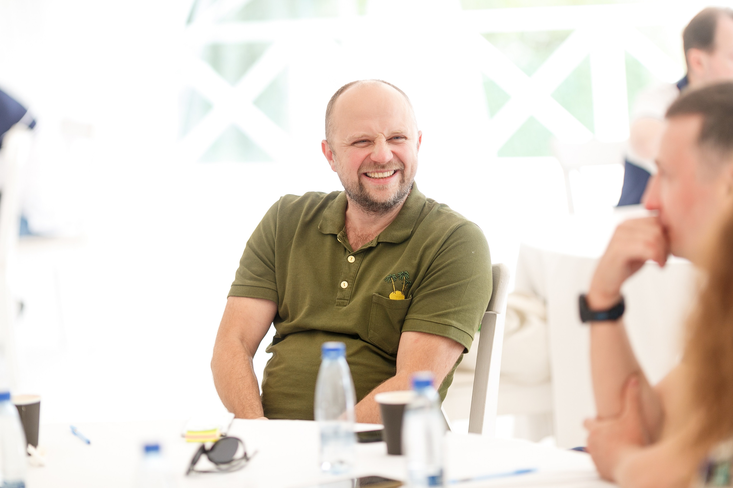 Выездной коучинг на берегу Строгинской поймы. Репортажный фотограф Борис Геер