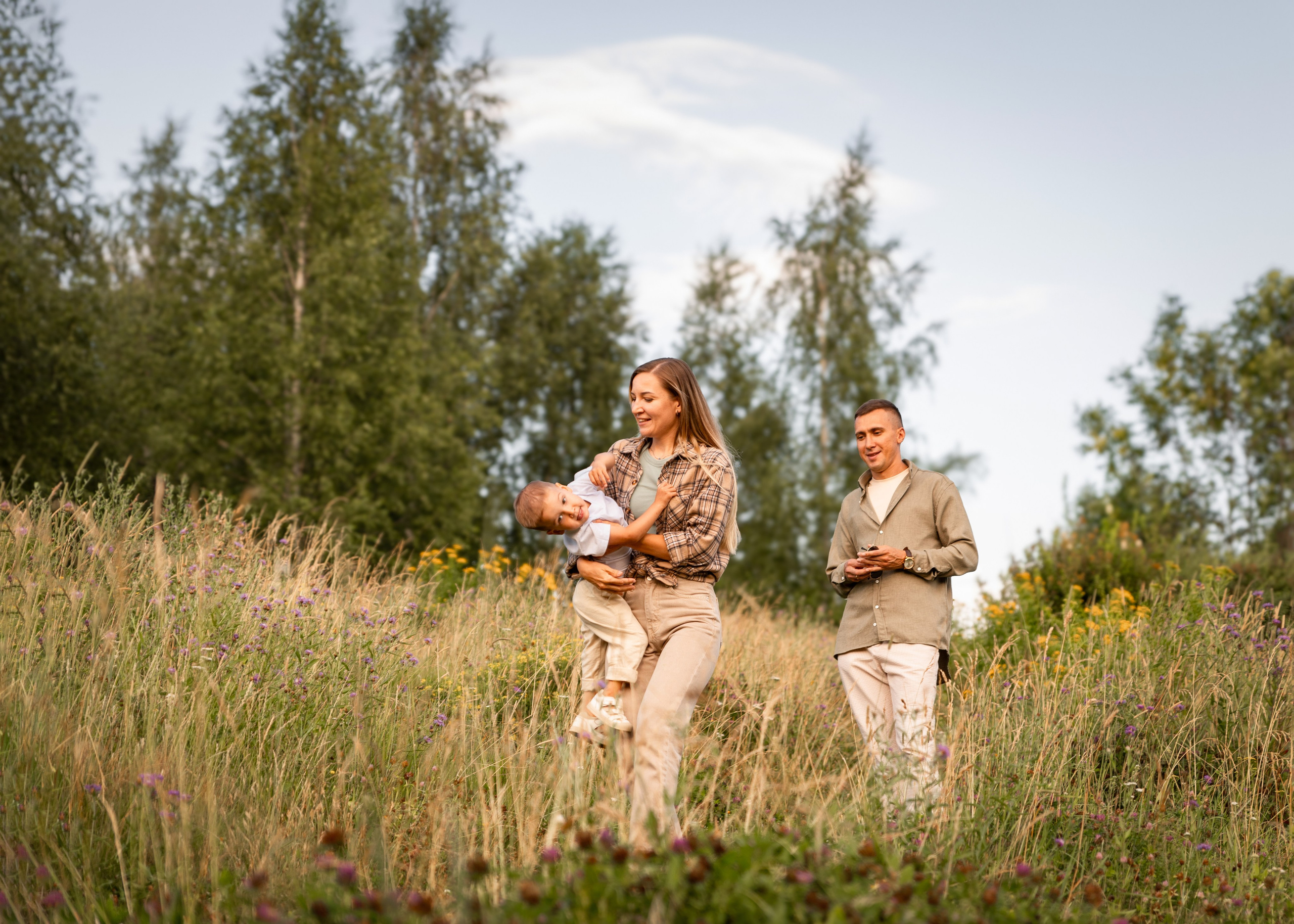 Анна, Денис, Егор. Семейный фотограф В Москве Александра Дейкун