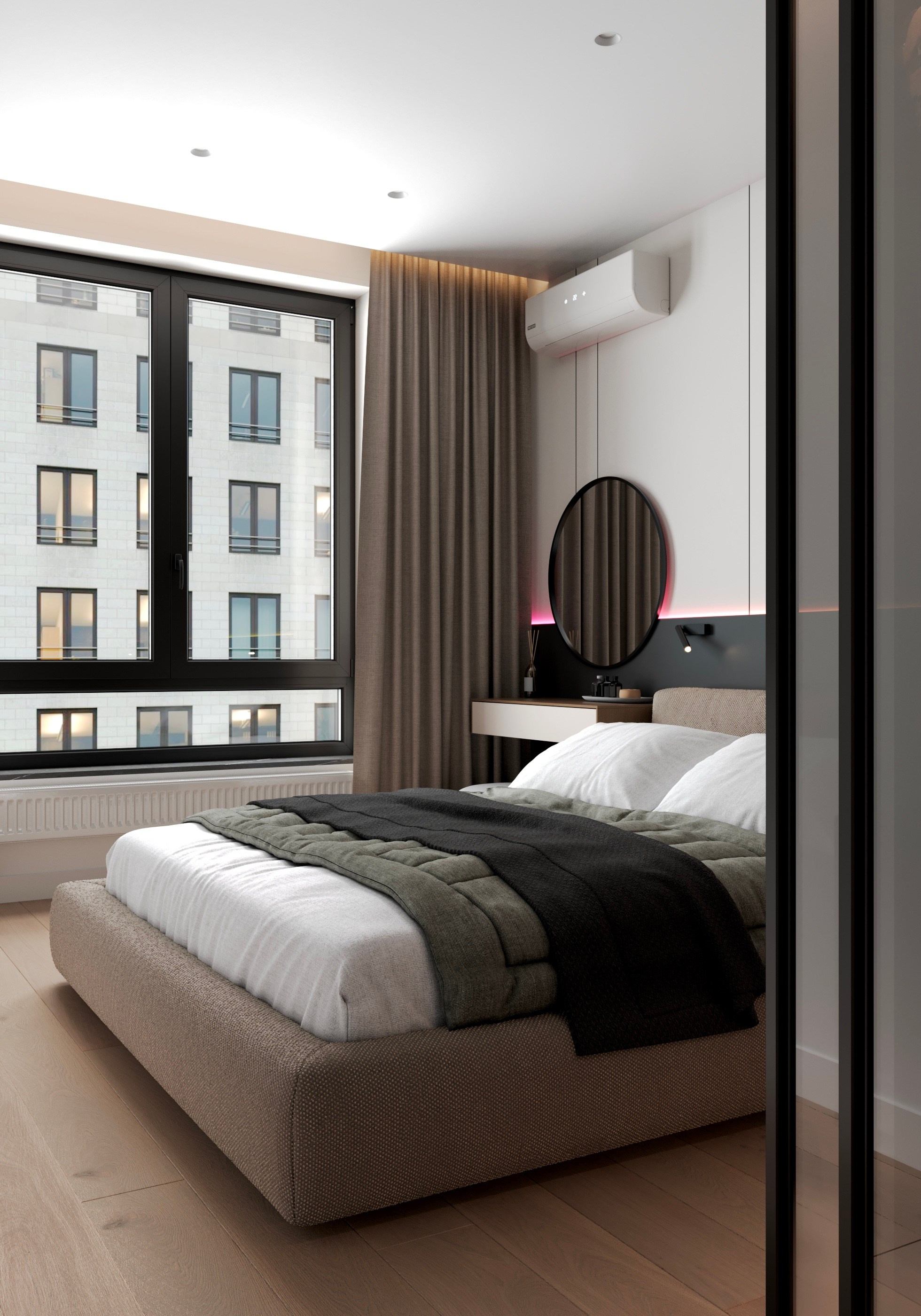 Light minimalistic interior 1. Cg artist Shchapov Dmitry